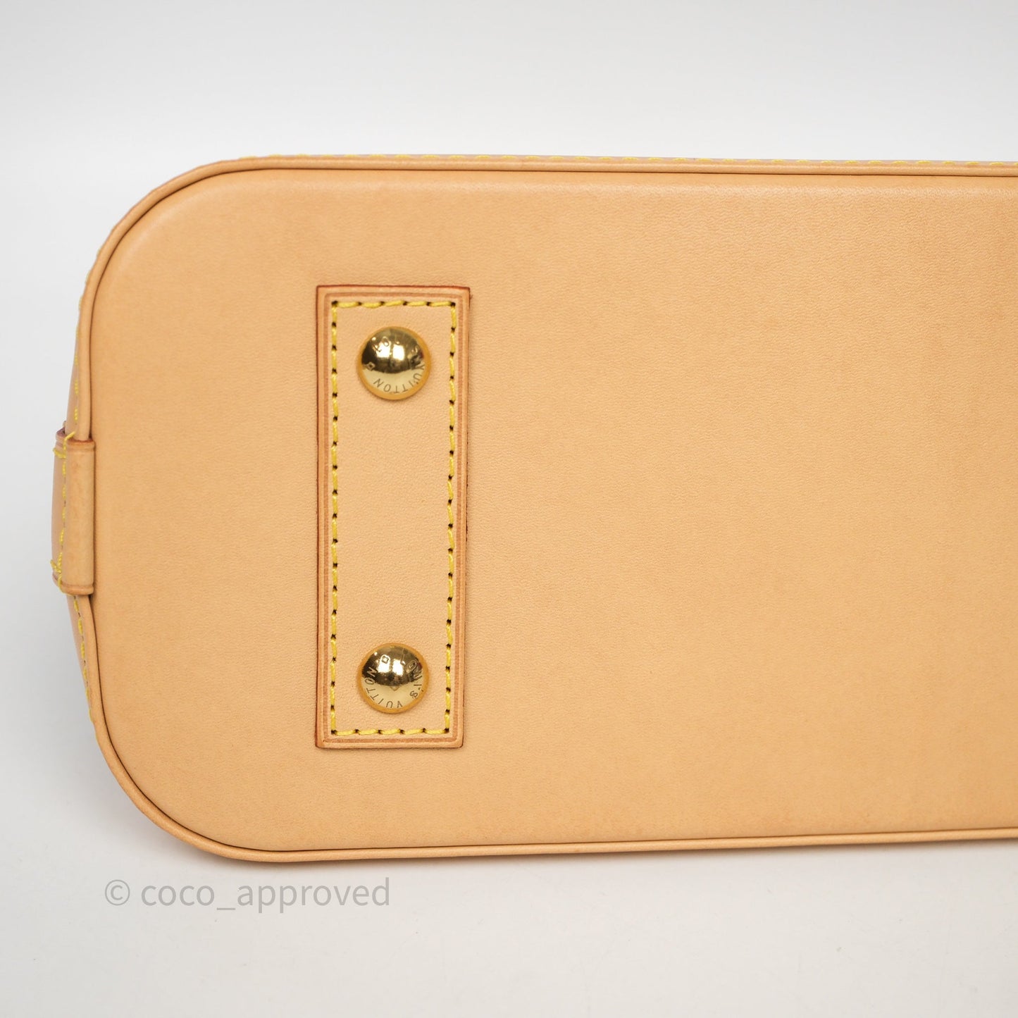 Louis Vuitton Monogram Alma BB Bag Gold Hardware