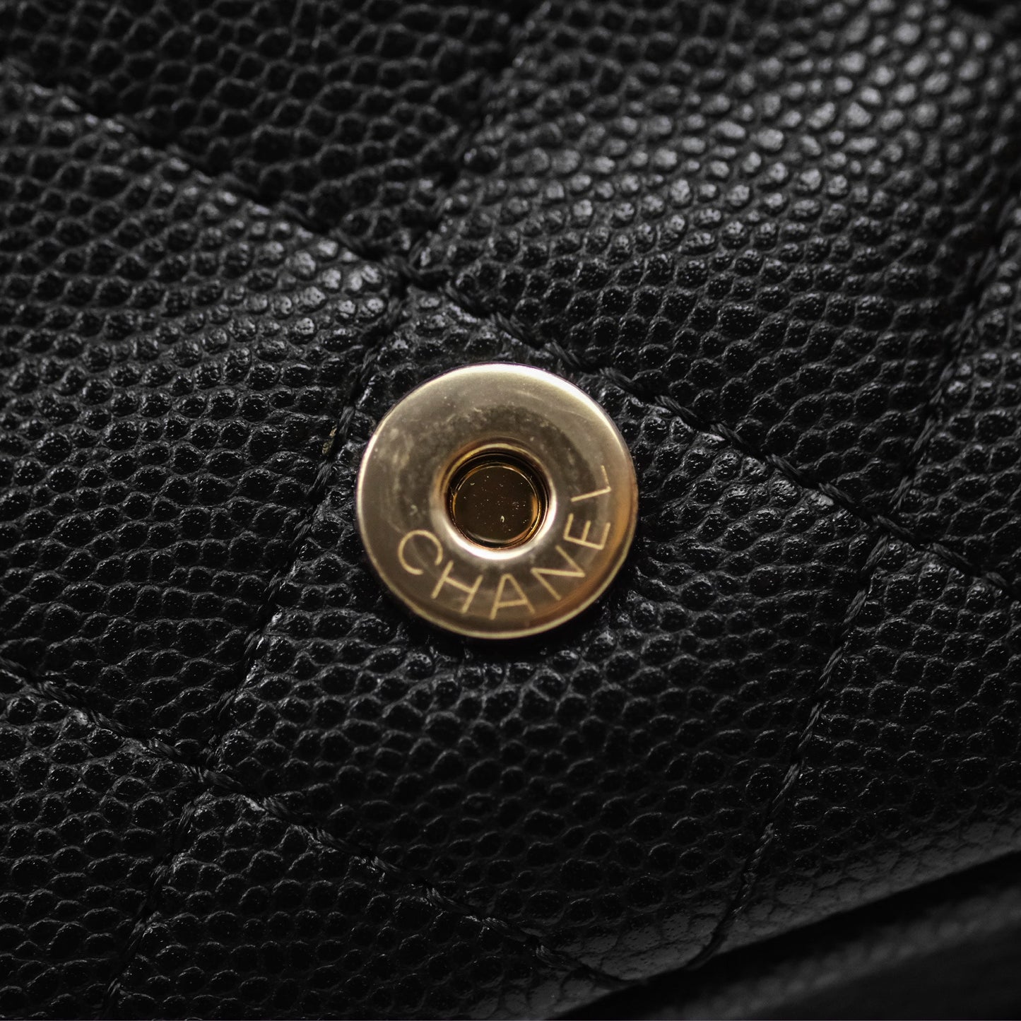Chanel Small Duma Backpack Caviar Black Gold Hardware 23K