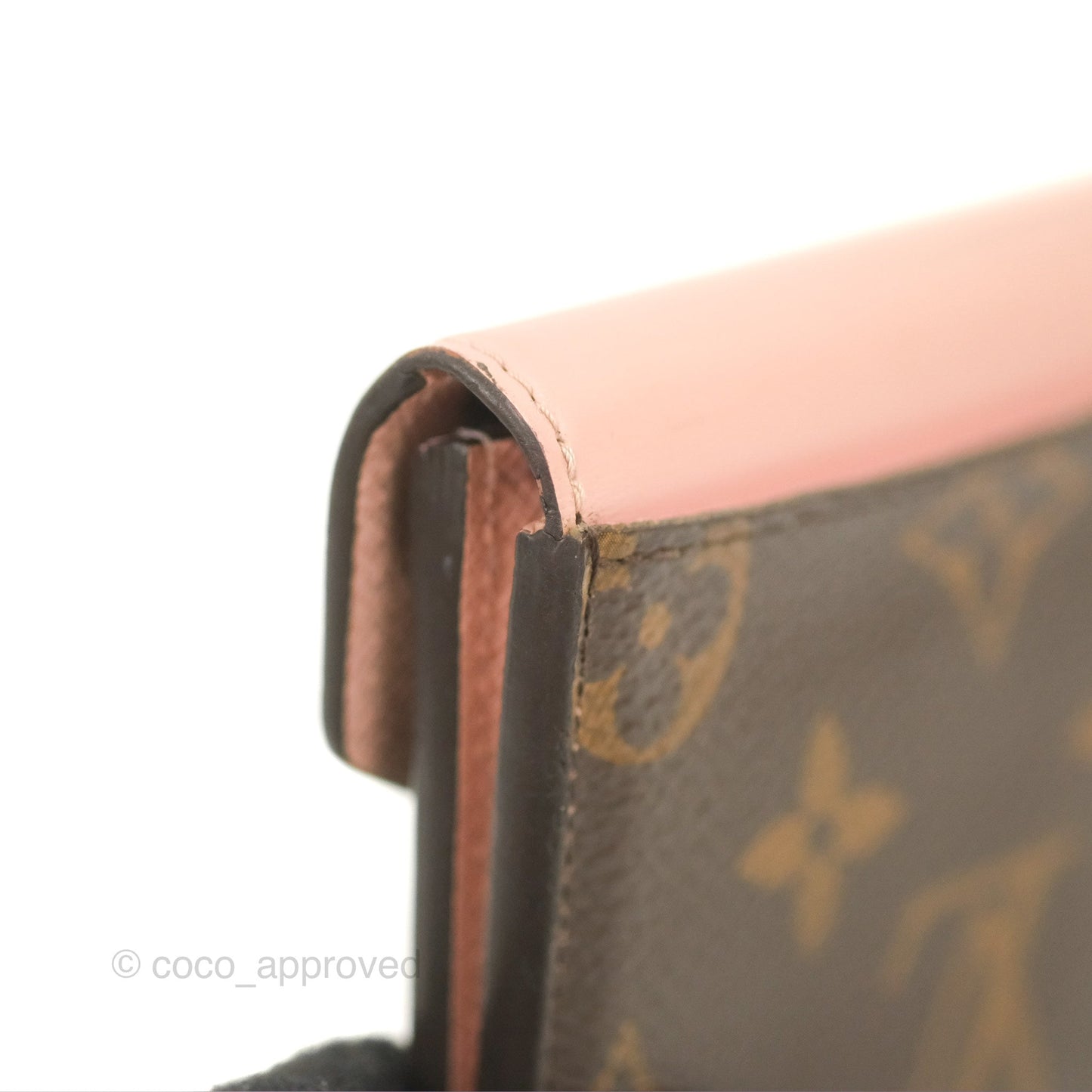 Louis Vuitton Zoé Wallet Rose Monogram Canvas