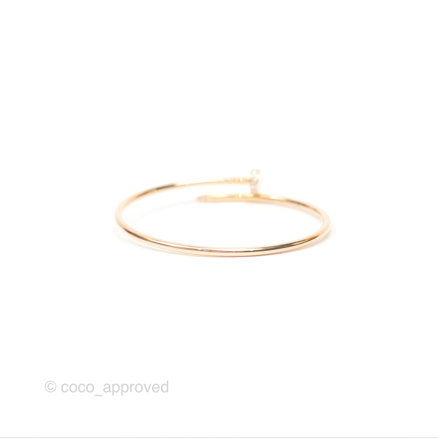 Cartier Juste Un Clou Bracelet Rose Gold Diamond