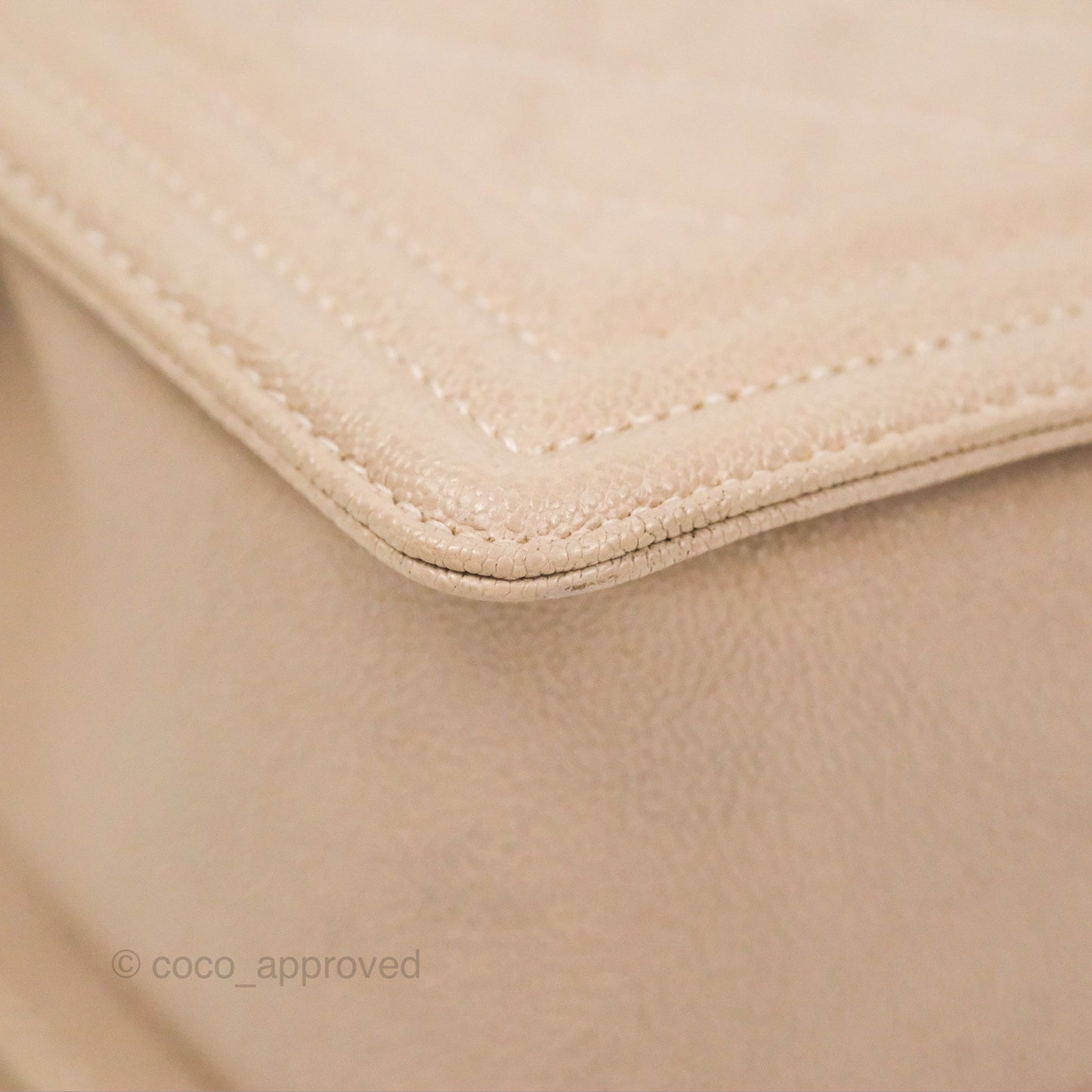 Chanel Quilted Medium Boy Dusty Pink Caviar Gold Hardware