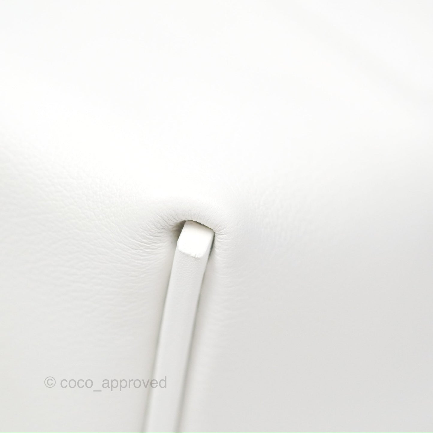 Hermès 24/24 21 Mini New White Evercolor/ Swift Gold Hardware