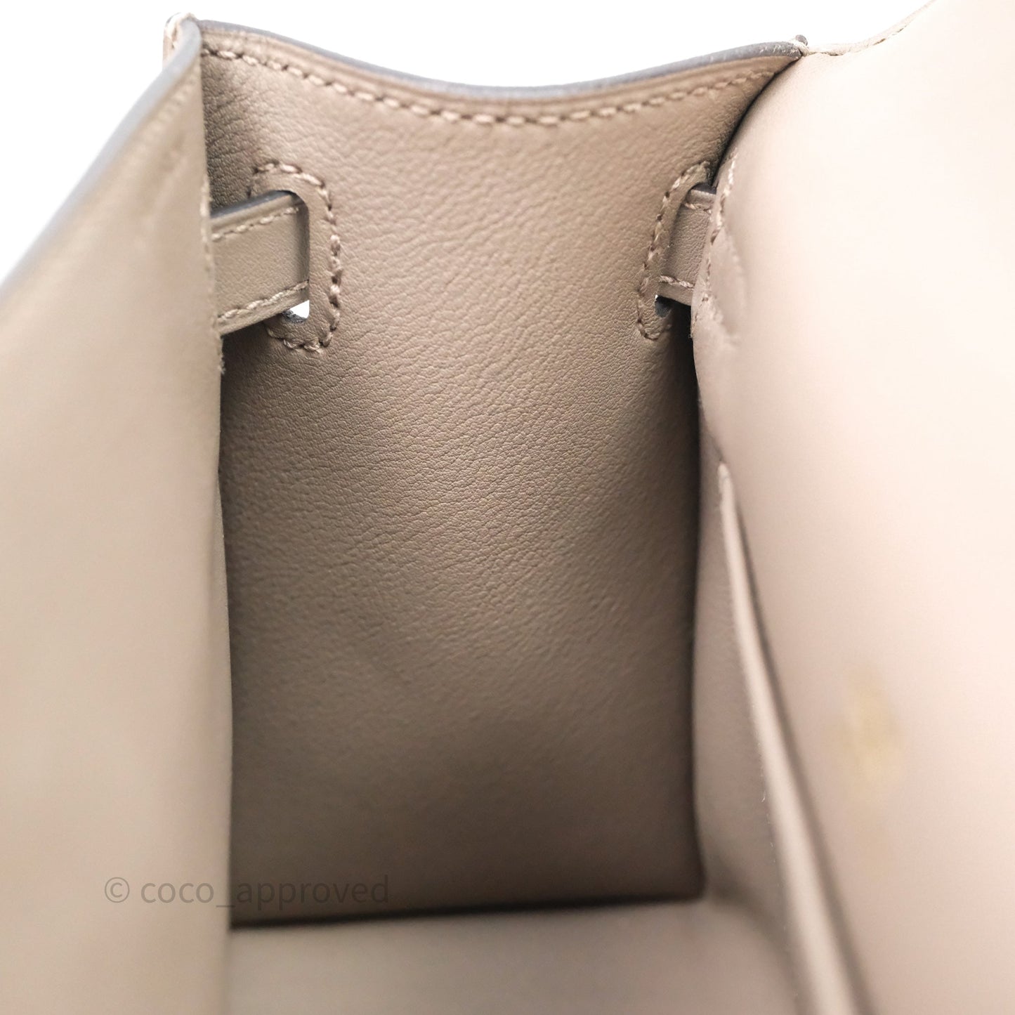 Hermès Kelly Pochette Gris Asphalte M8 Swift Gold Hardware