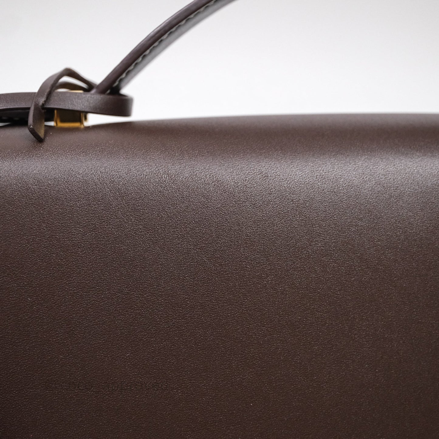 Loro Piana Extra Bag L27 Dark Choco Licorice Smooth Calfskin