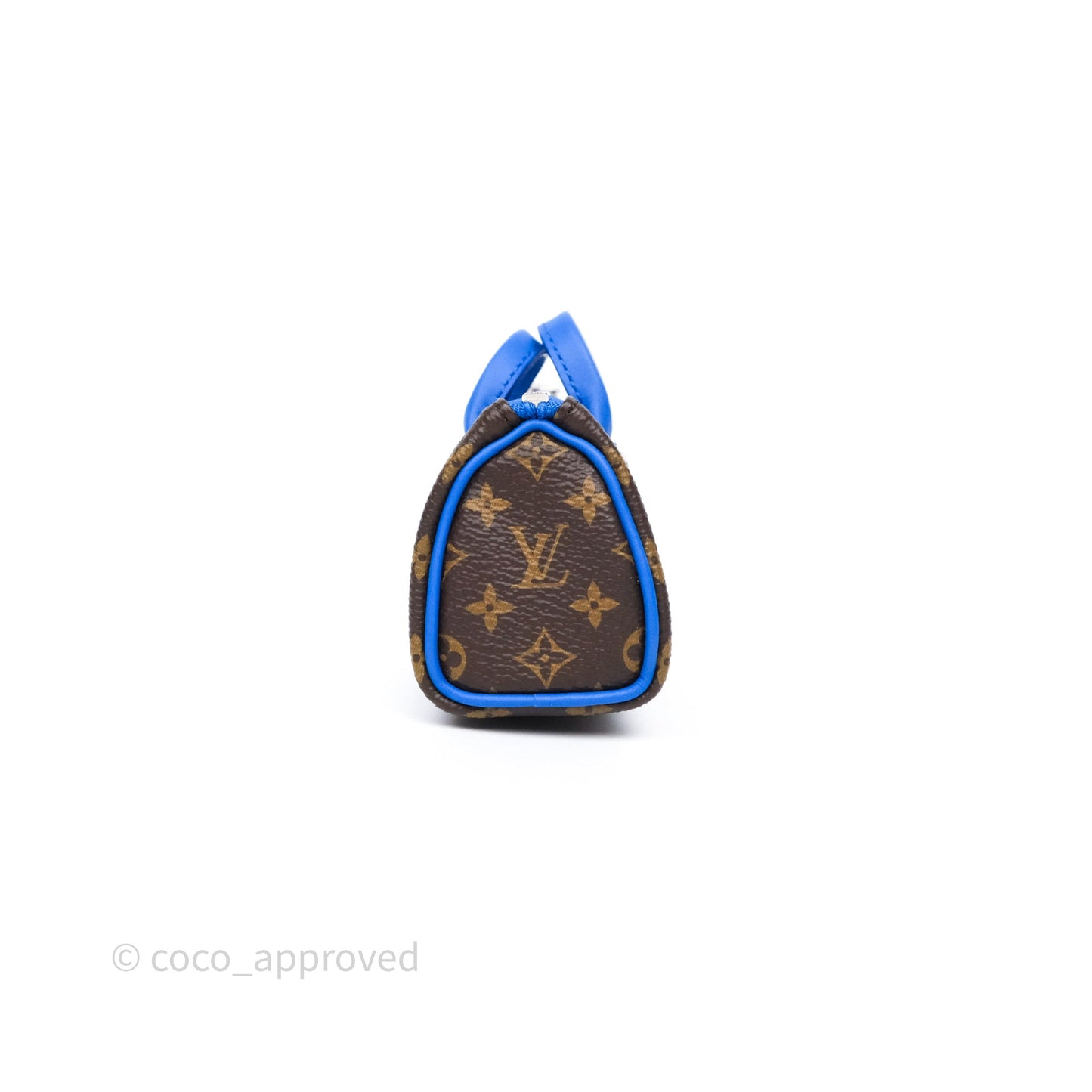 Louis Vuitton Colormania Mini Keepall Pouch Bag Charm Blue