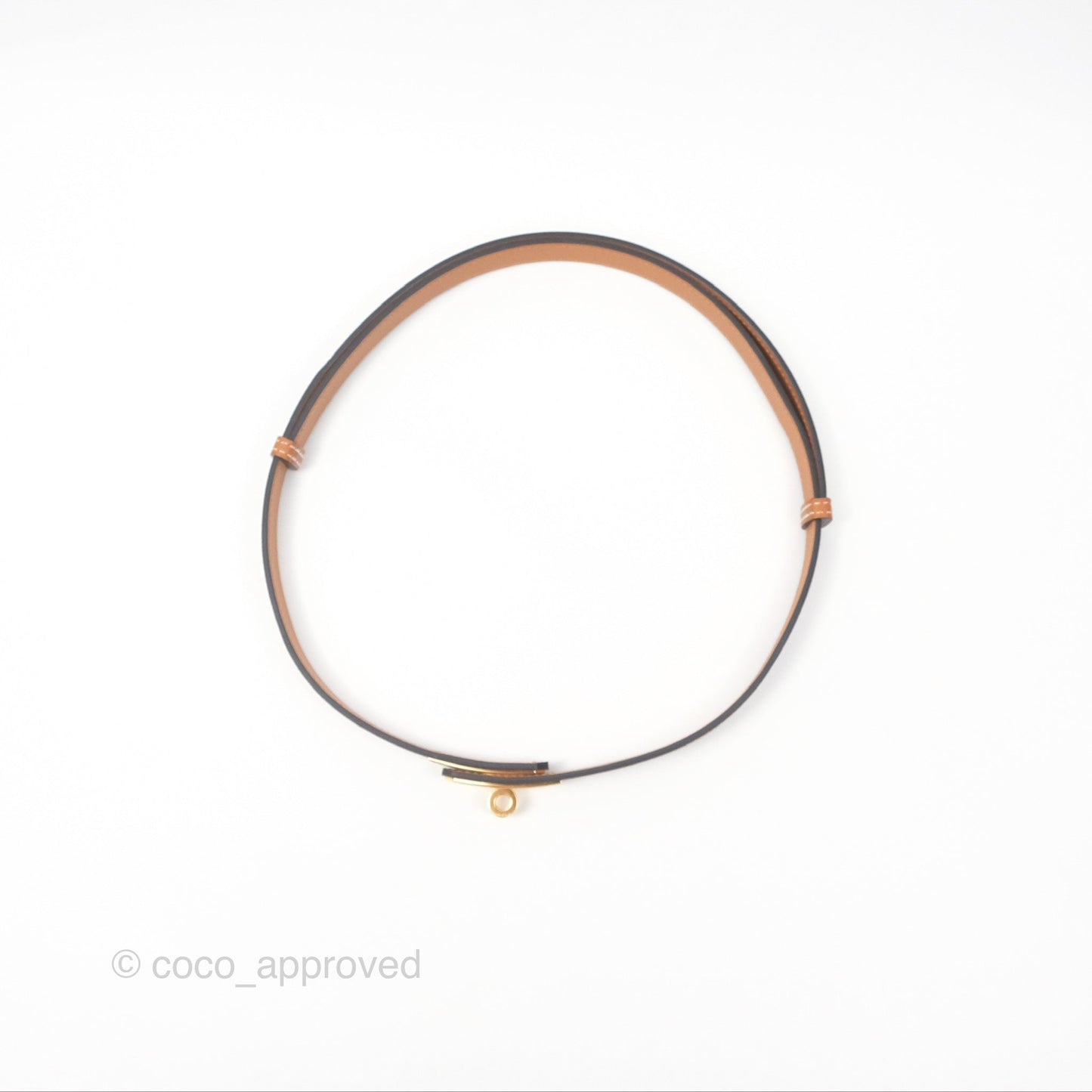 Hermès Kelly Buckle Belt 37 Gold Epsom Gold Hardware