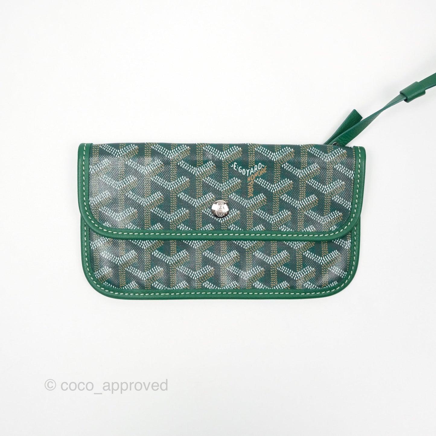 Goyard Bohème Hobo Bag Green Goyardine Canvas