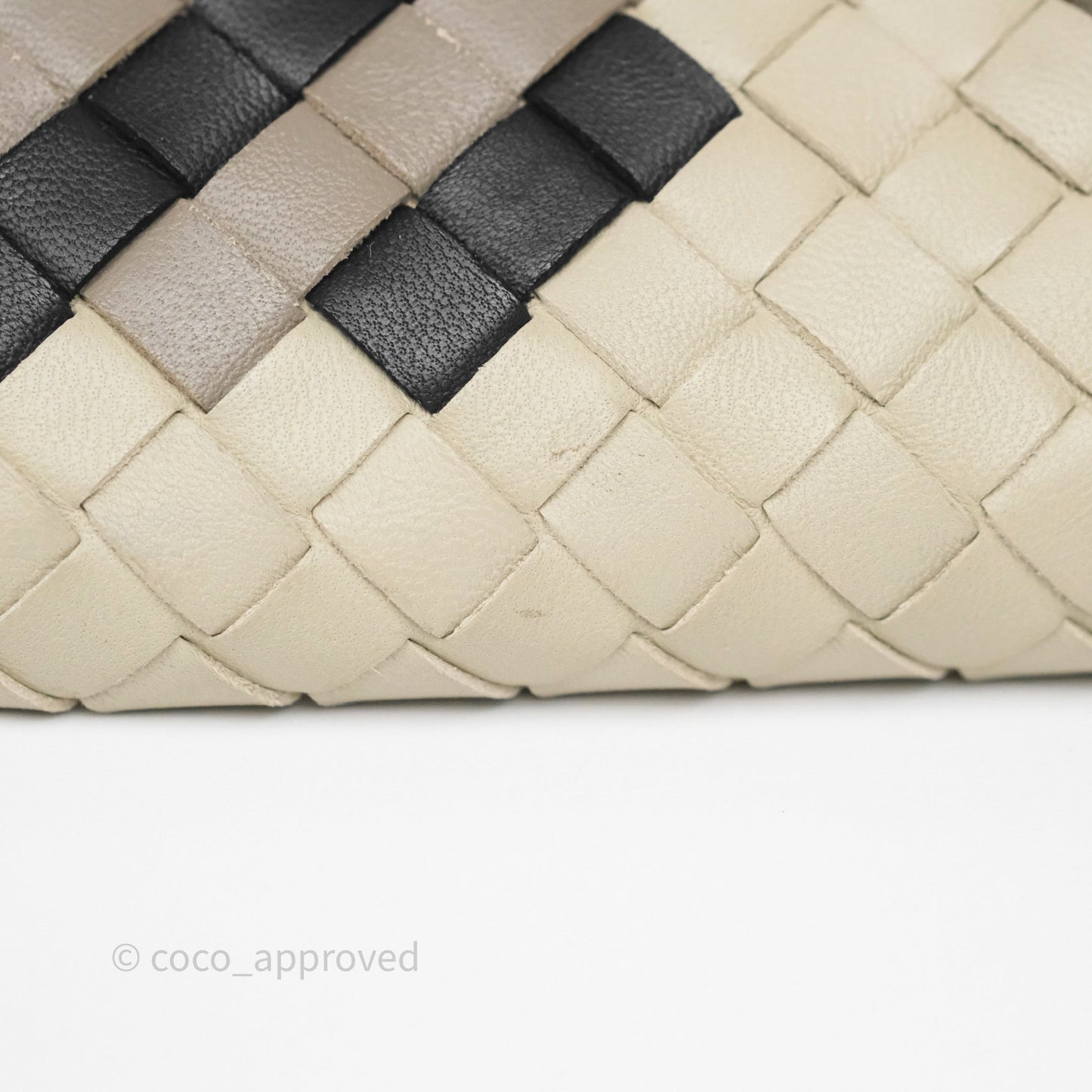 Bottega Veneta Nodini Crossbody Bag Cement Abstract Nappa Intrecciato