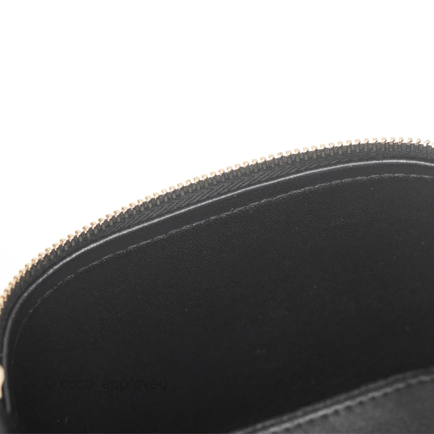 Chanel Quilted Top Handle Vanity Case Black Caviar Gold Hardware