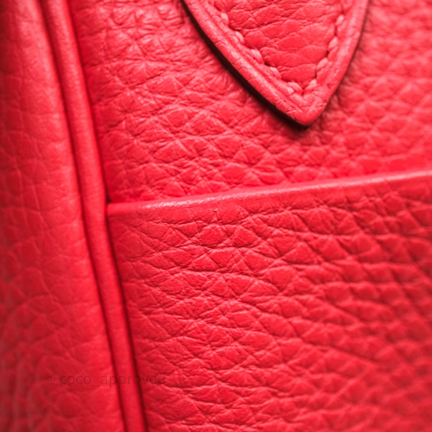 Hermes Lindy 26 Clemence Rouge Palladium Hardware