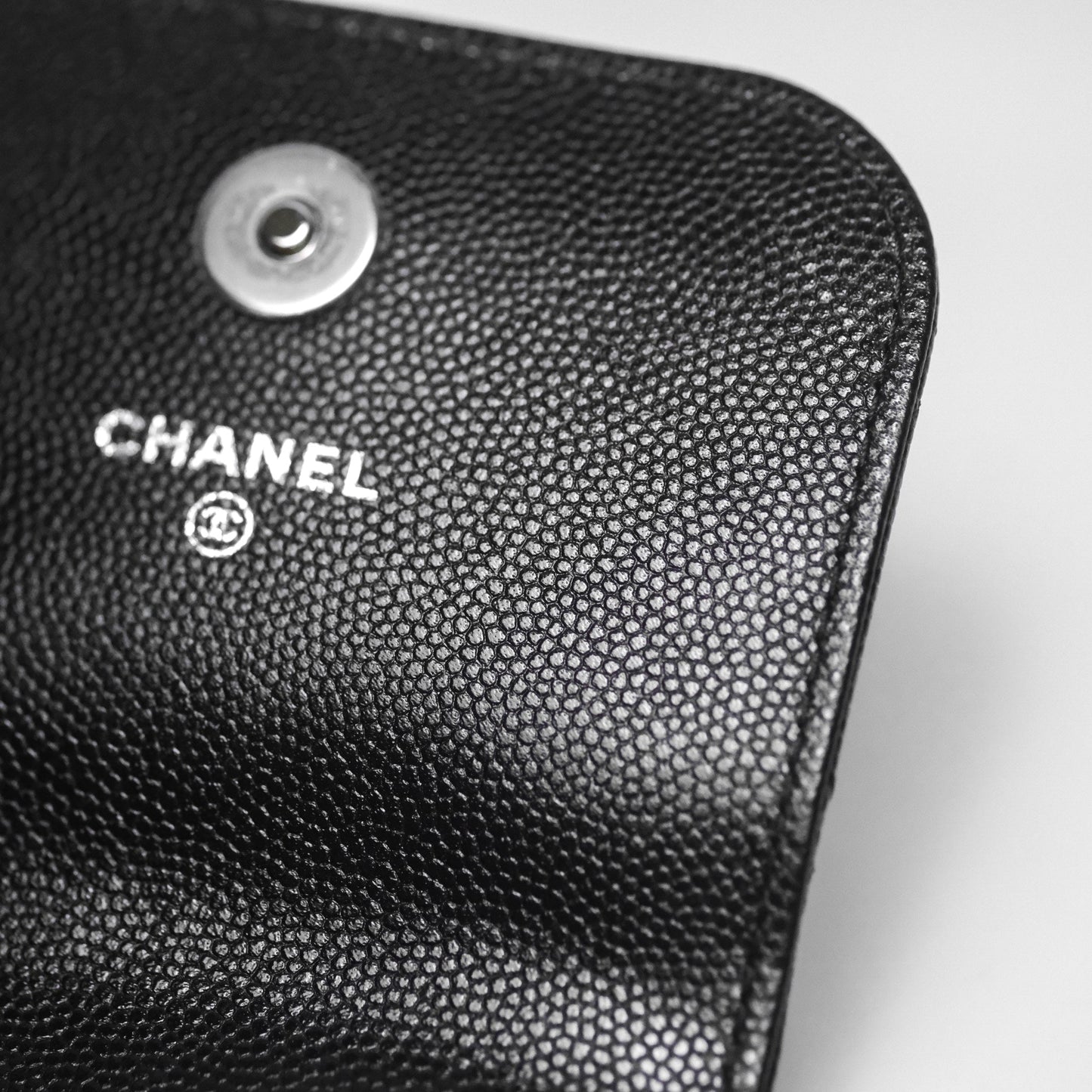 Chanel Incognito Phone Holder So Black Caviar Black Hardware