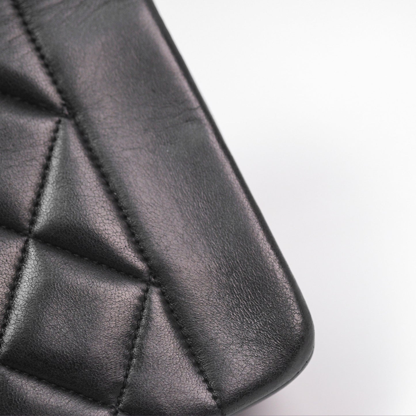 Chanel Vintage Quilted Small Classic Diana Flap Bag Black Lambskin 24K Gold Hardware