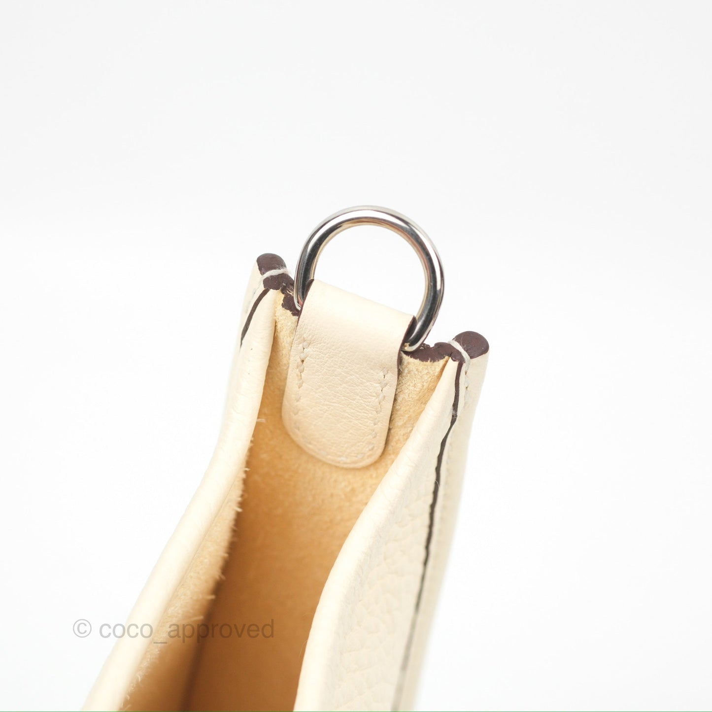 Hermès Mini Evelyne 16 Nata Clemence Palladium Hardware