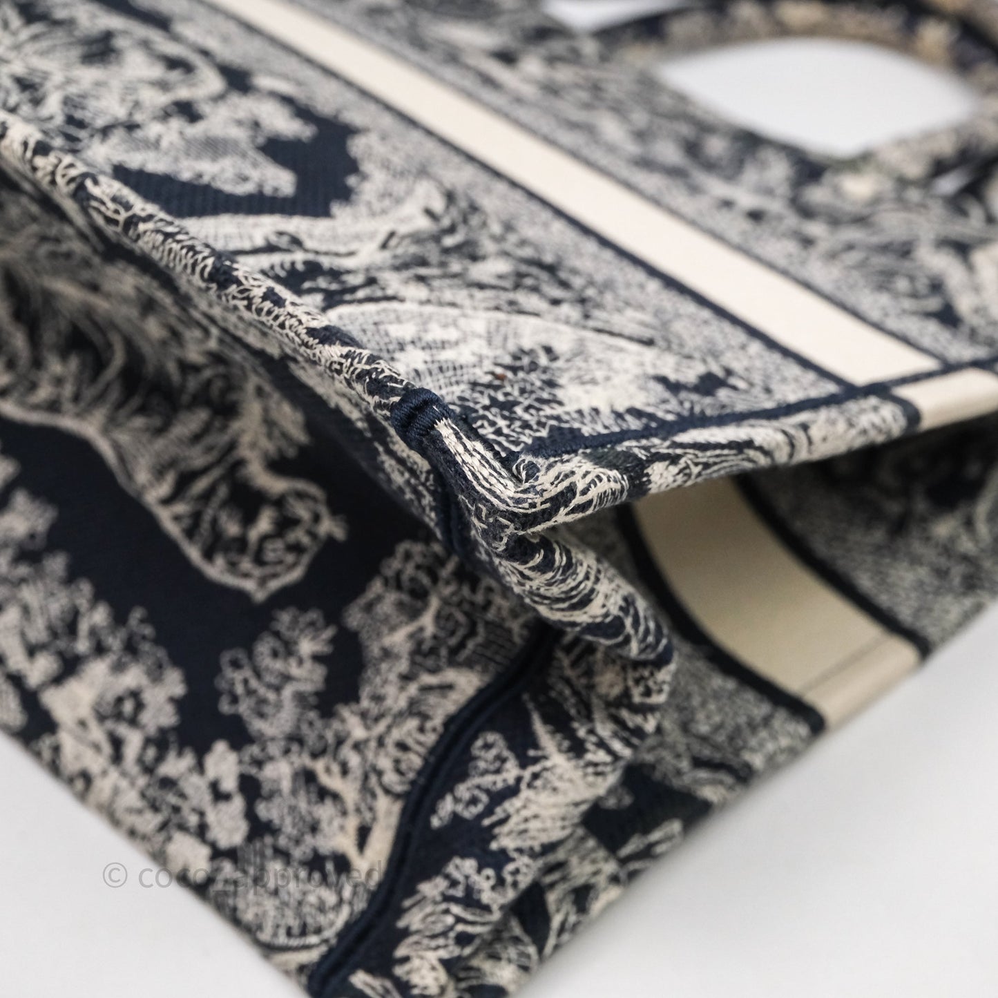 Christian Dior Toile De Jouy Medium Book Tote Canvas