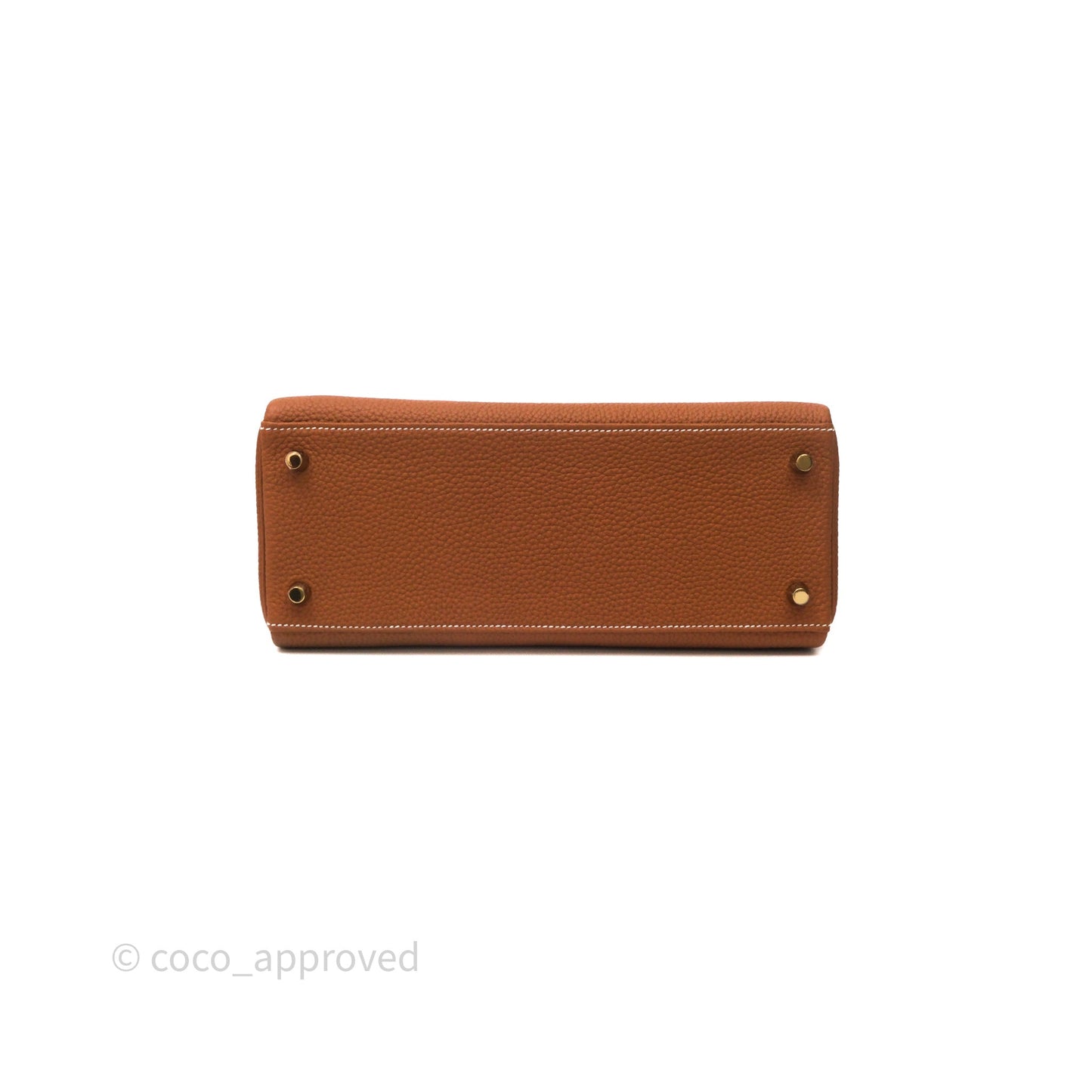 Hermes Kelly 28 Gold Togo Gold Hardware
