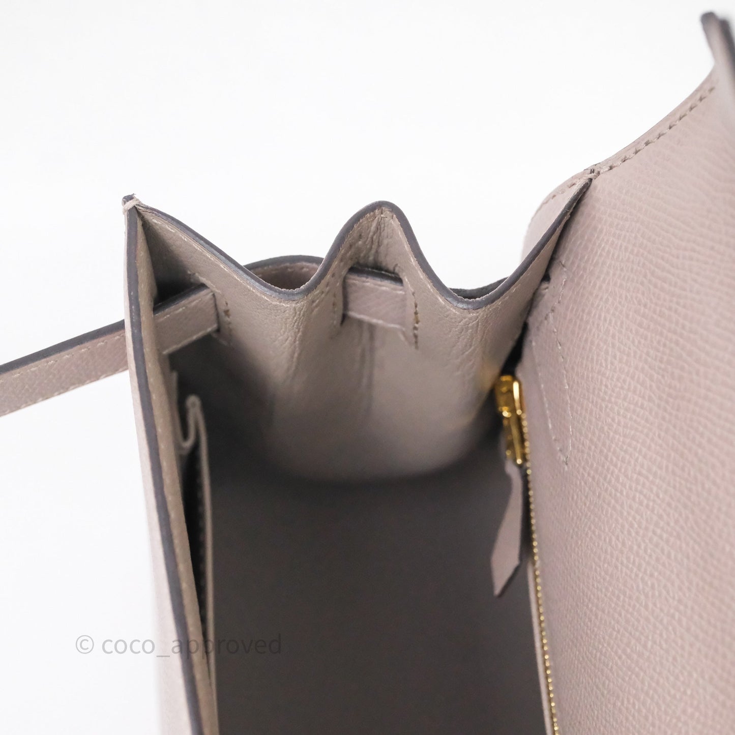 Hermes Kelly 28 Gris Asphalte Epsom Gold Hardware