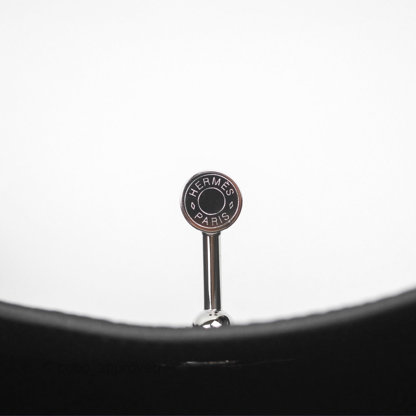 Hermès Mini Lindy 20 Noir 89 Clemence Palladium Hardware