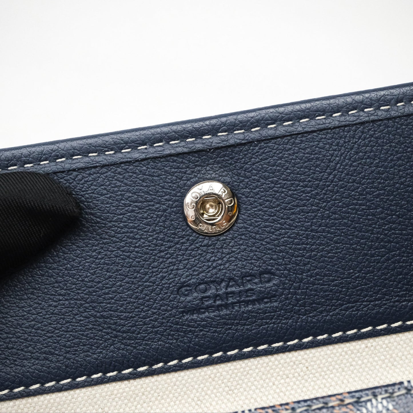Goyard St. Louis Tote PM Navy/Tan