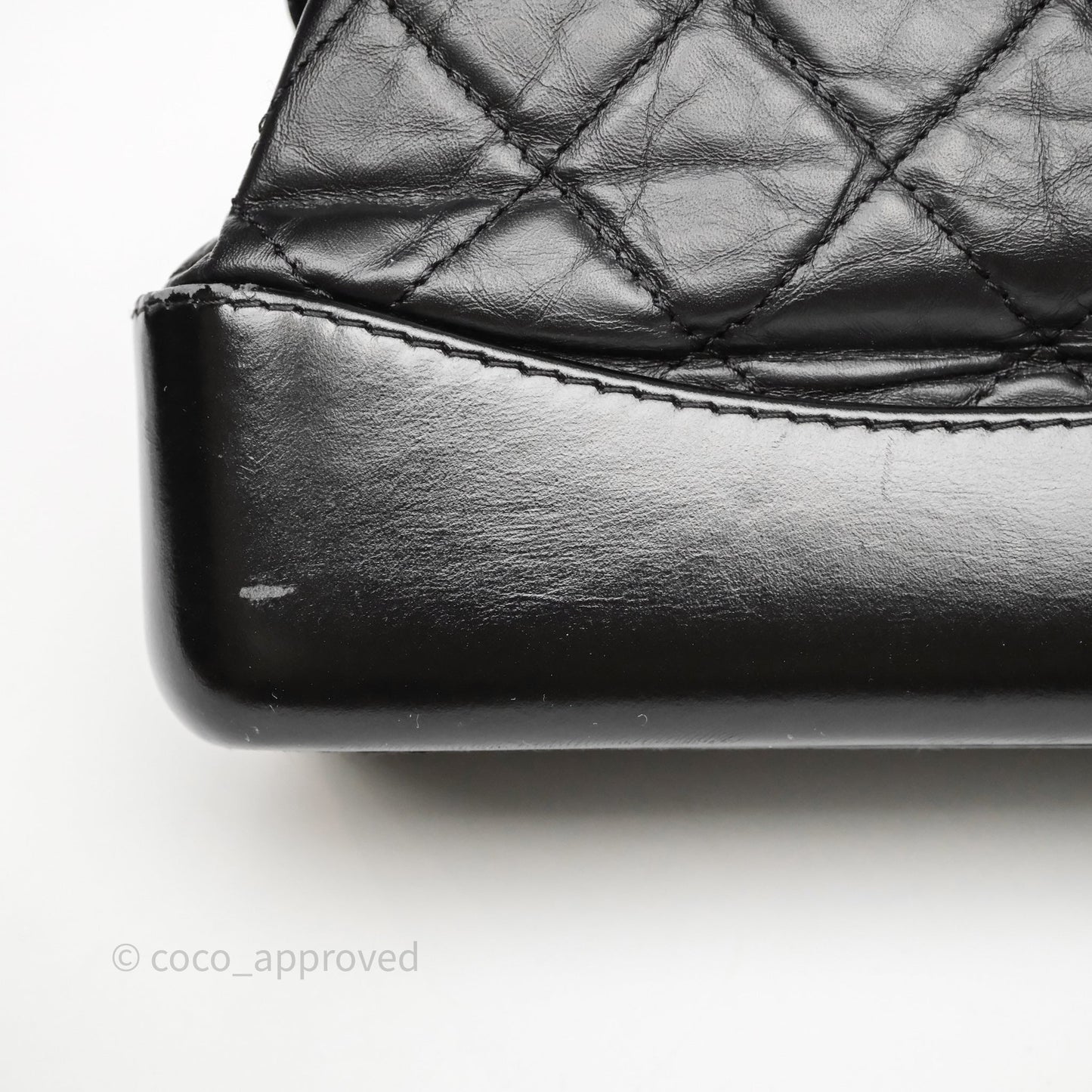 Chanel Small Gabrielle Backpack Black Aged Calfskin