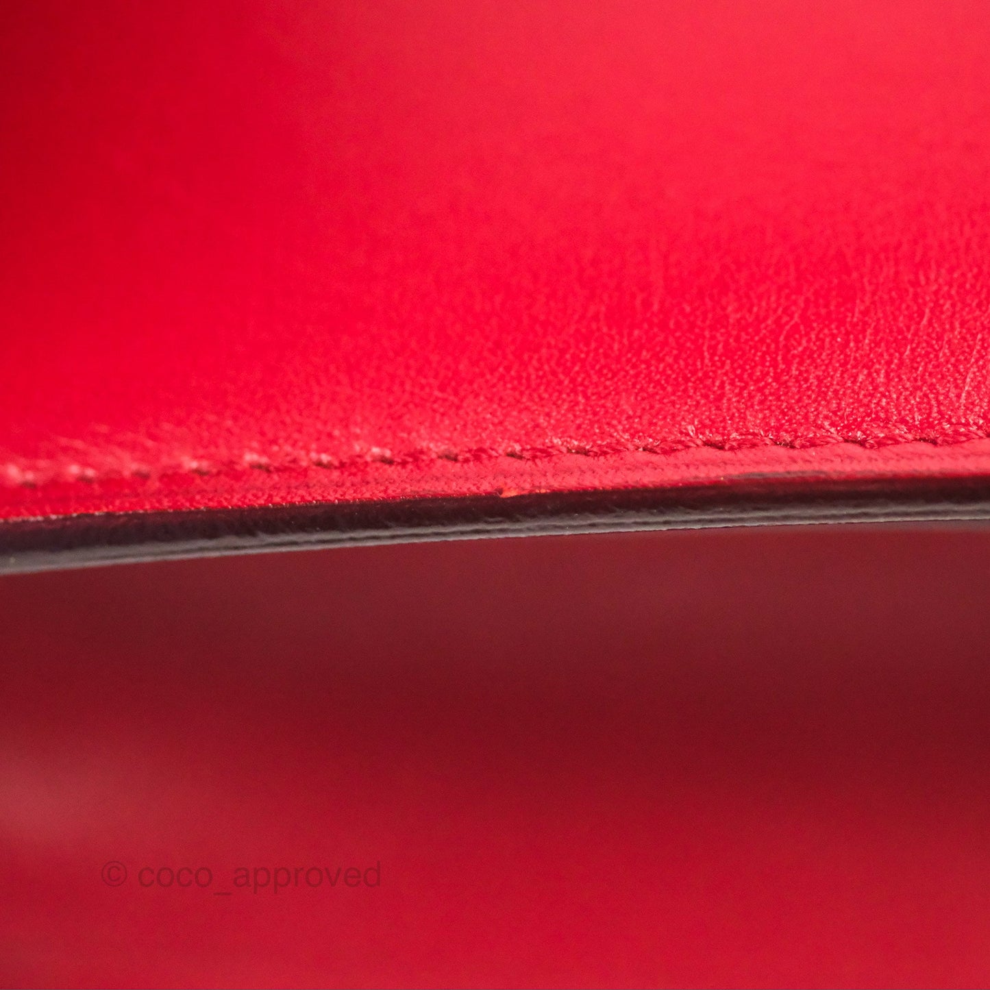 Celine Medium Classic Box Flap Red Calfskin