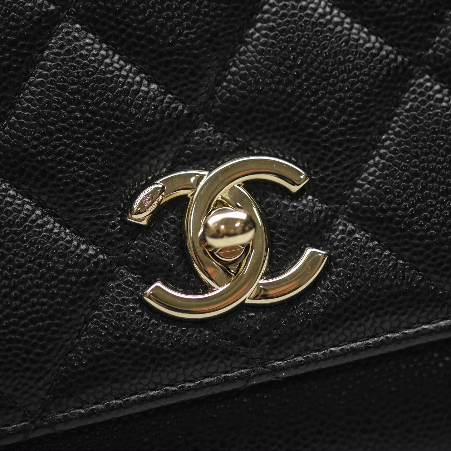 Chanel Quilted Small Business Affinity Flap Black Caviar Gold Hardware