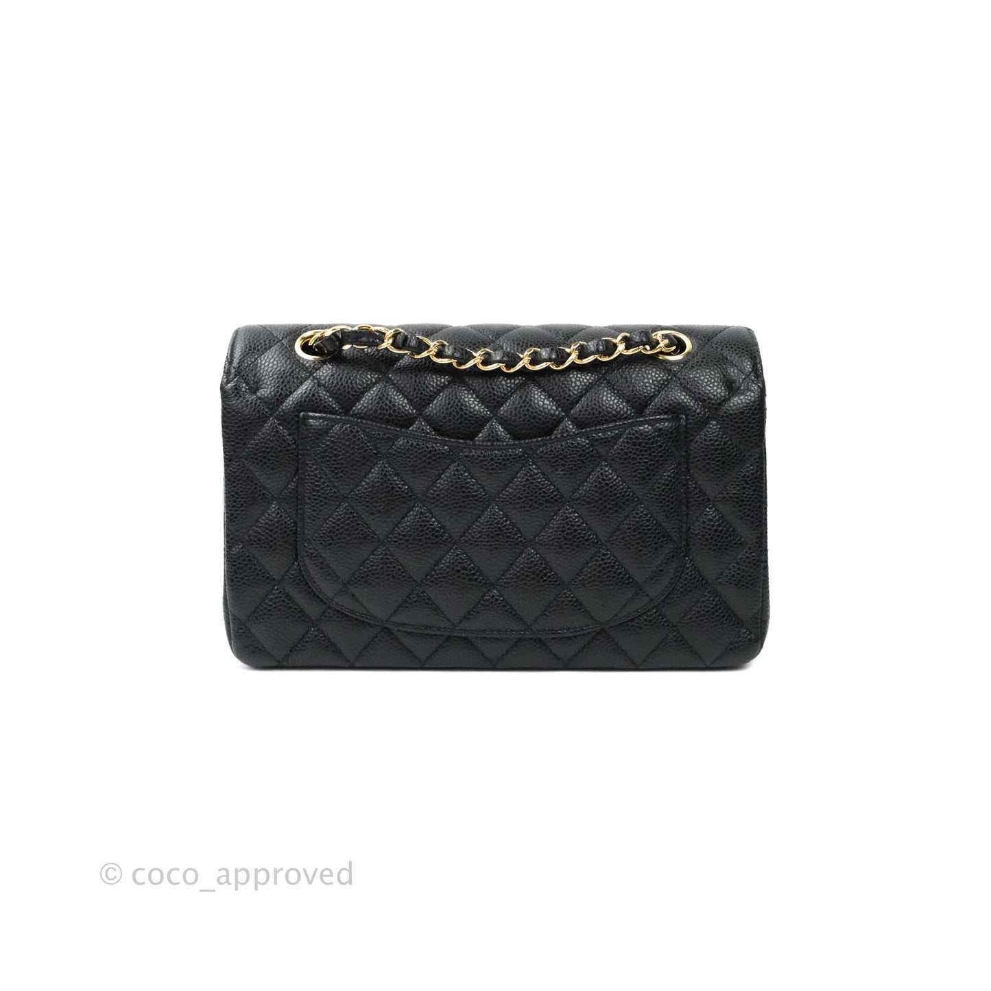 Chanel Classic Small S/M Flap Black Caviar Gold Hardware