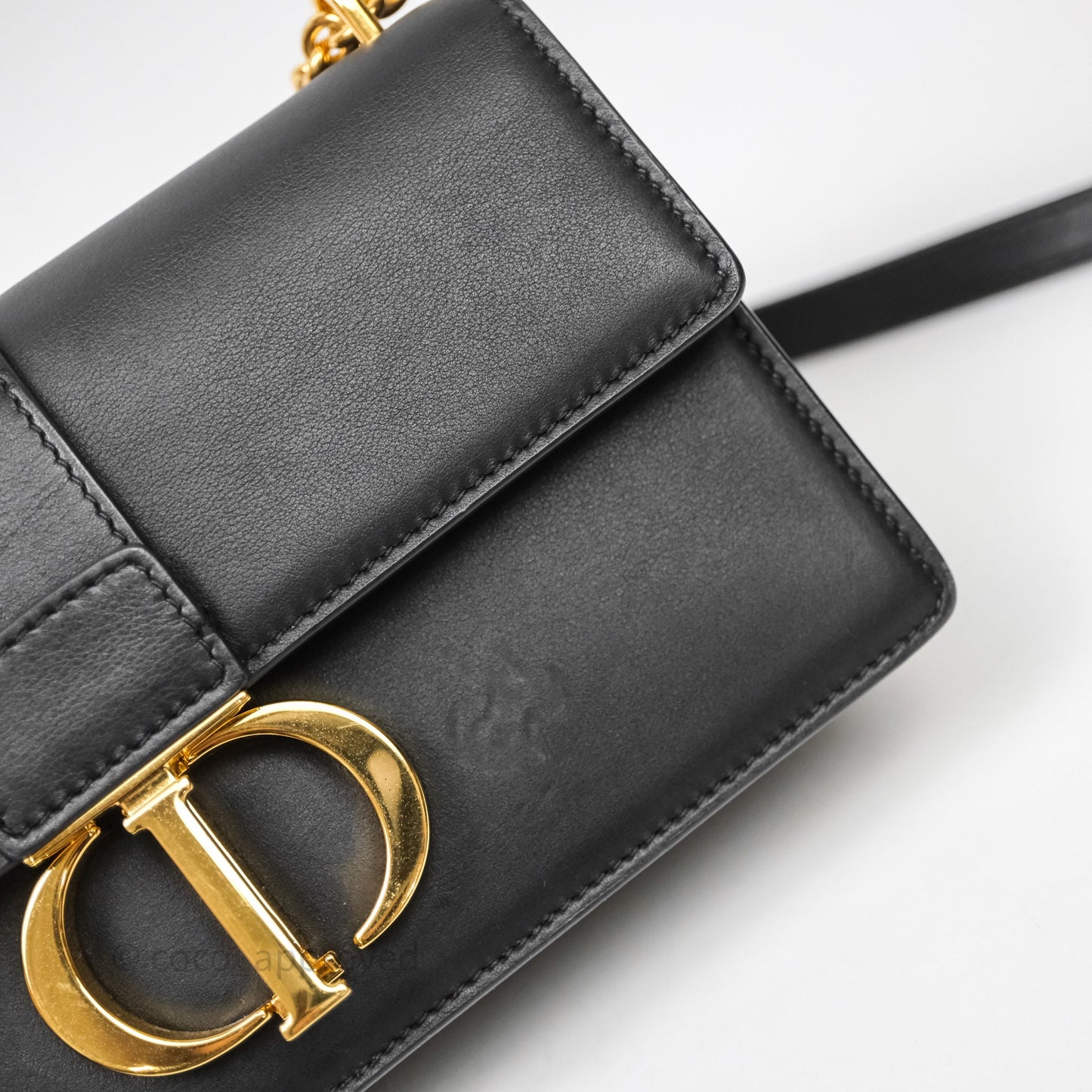 Christian Dior 30 Montaigne East-West Chain Bag Black