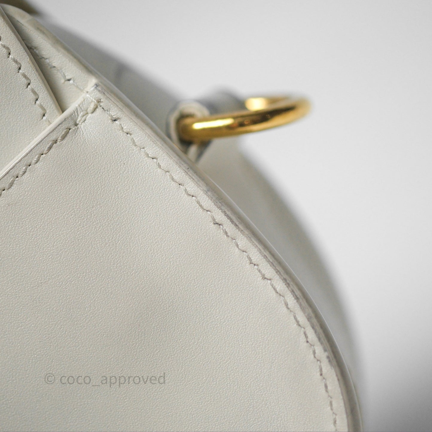 Christian Dior Bobby East-West Bag Calfskin White