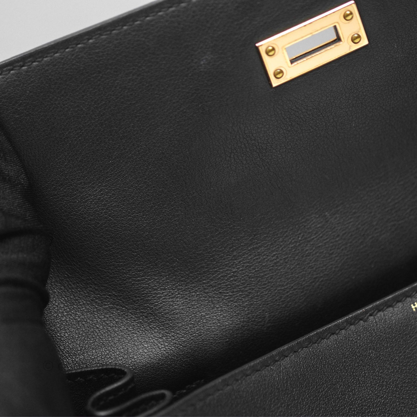 Hermès Kelly Danse II Bag Black Noir 89 Swift Gold Hardware