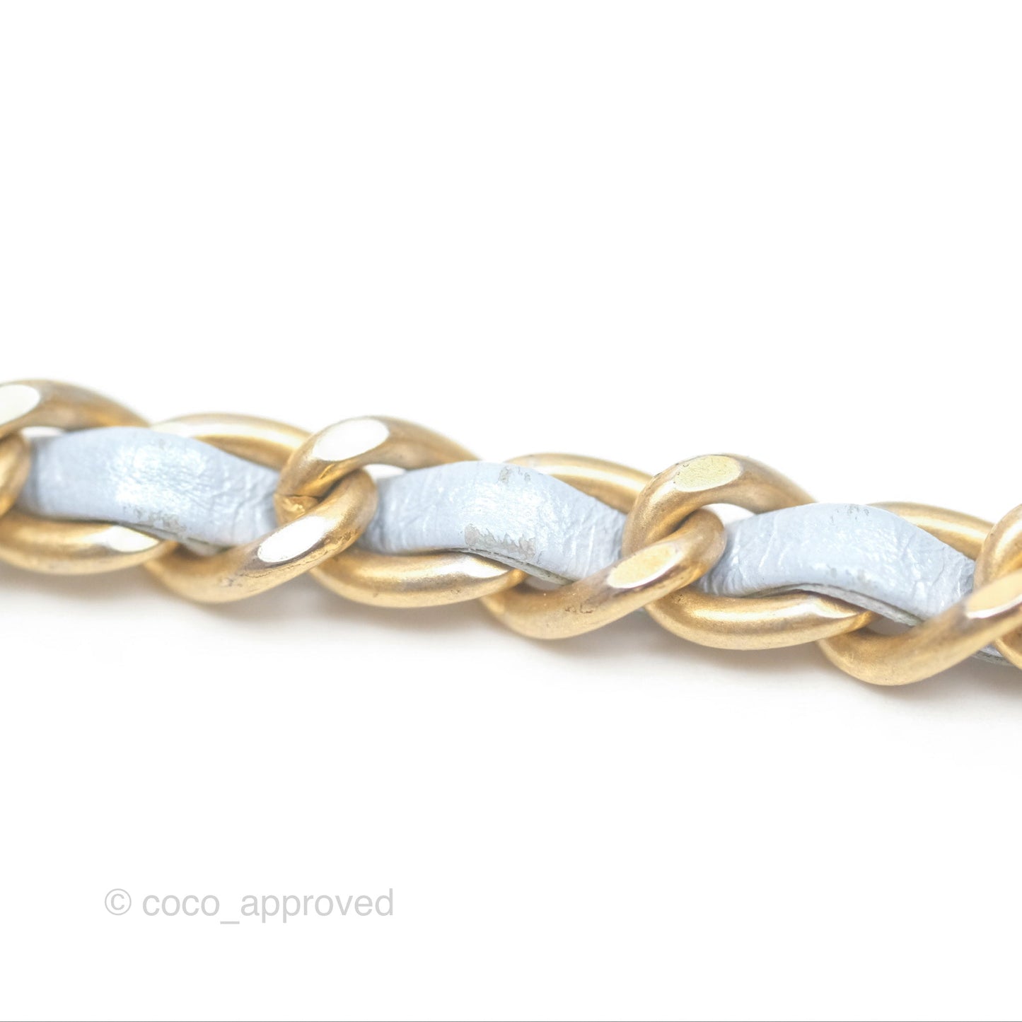 Chanel Quilted My Perfect Mini Iridescent Blue Caviar Aged Gold Hardware