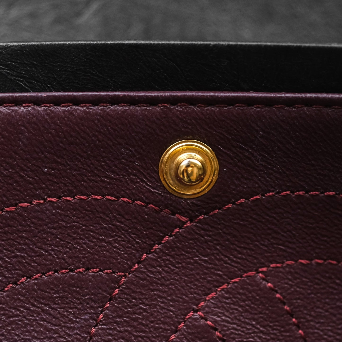 Chanel Quilted Reissue 226 Aged Calfskin Black Gold Hardware
