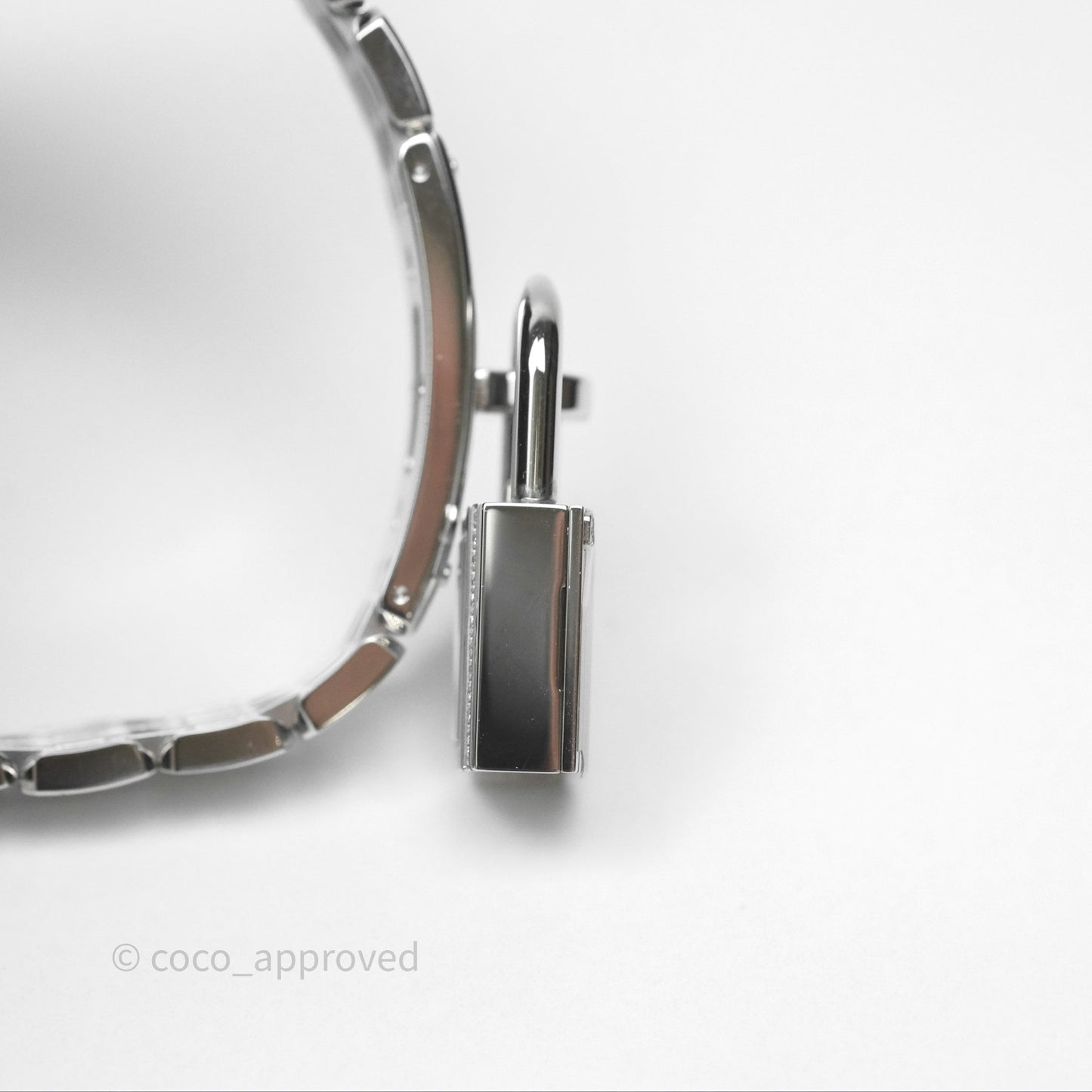Hermès Kelly Watch Mini Model 16mm Diamond Steel