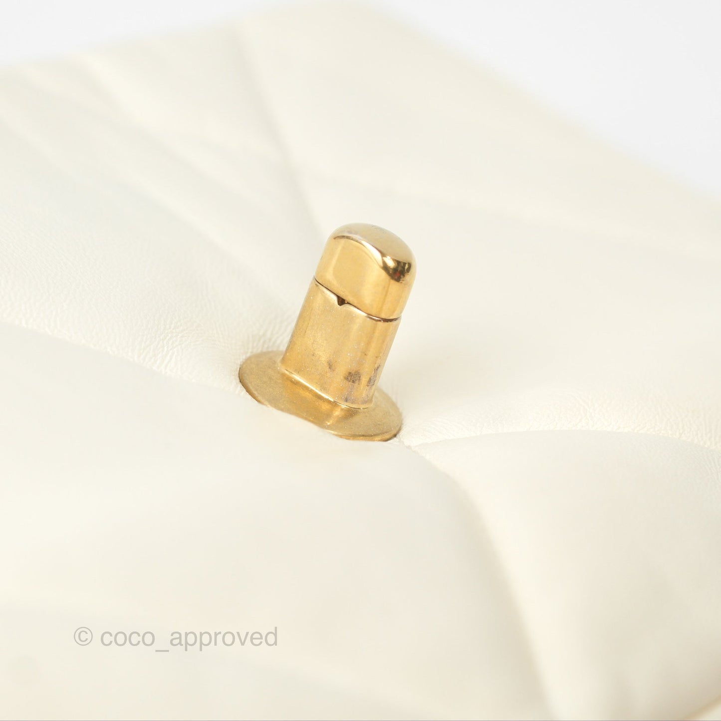 Chanel 19 Small Ivory Cream Mixed Hardware