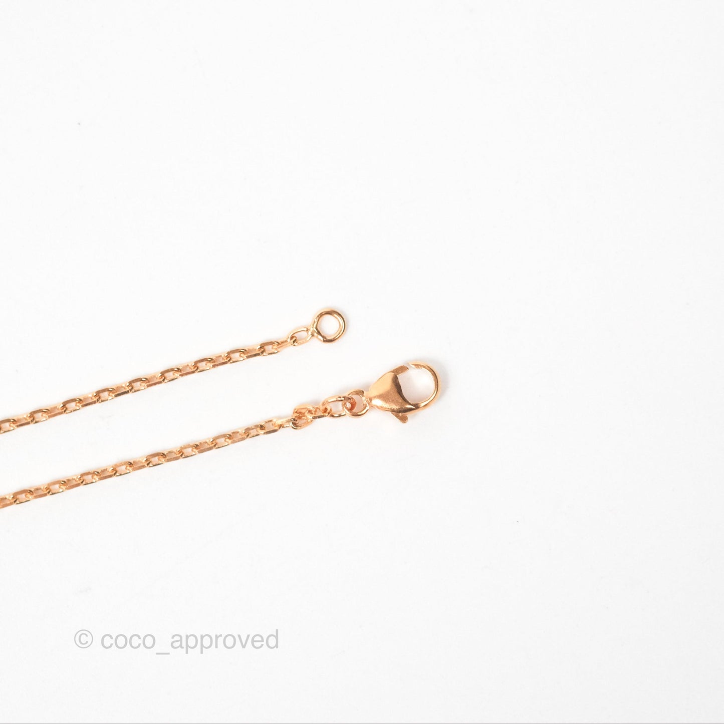 Hermès Mini Pop H Marron Glace Pendant Necklace Rose Gold Hardware