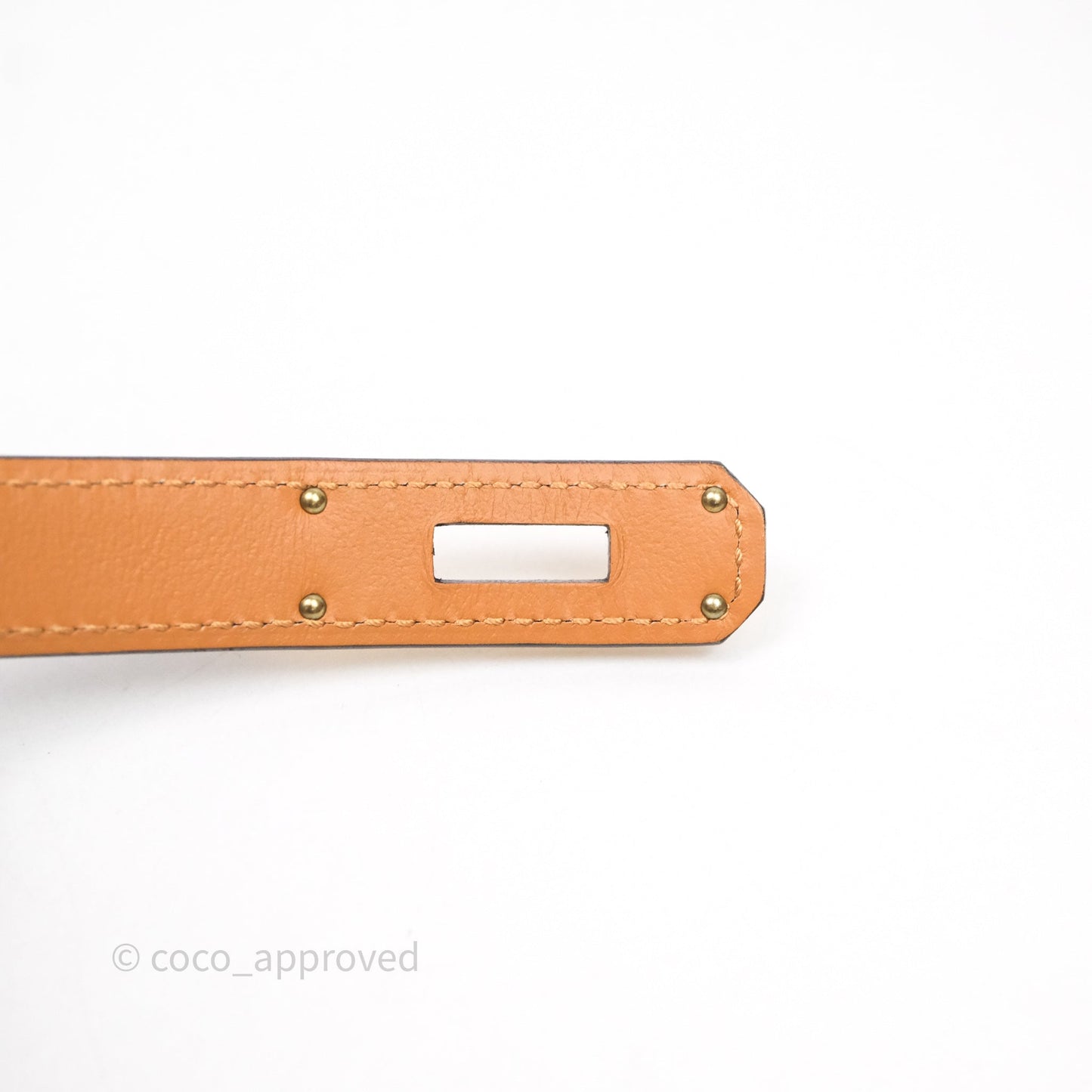 Hermès Kelly Buckle Belt Etoupe Epsom Gold Hardware