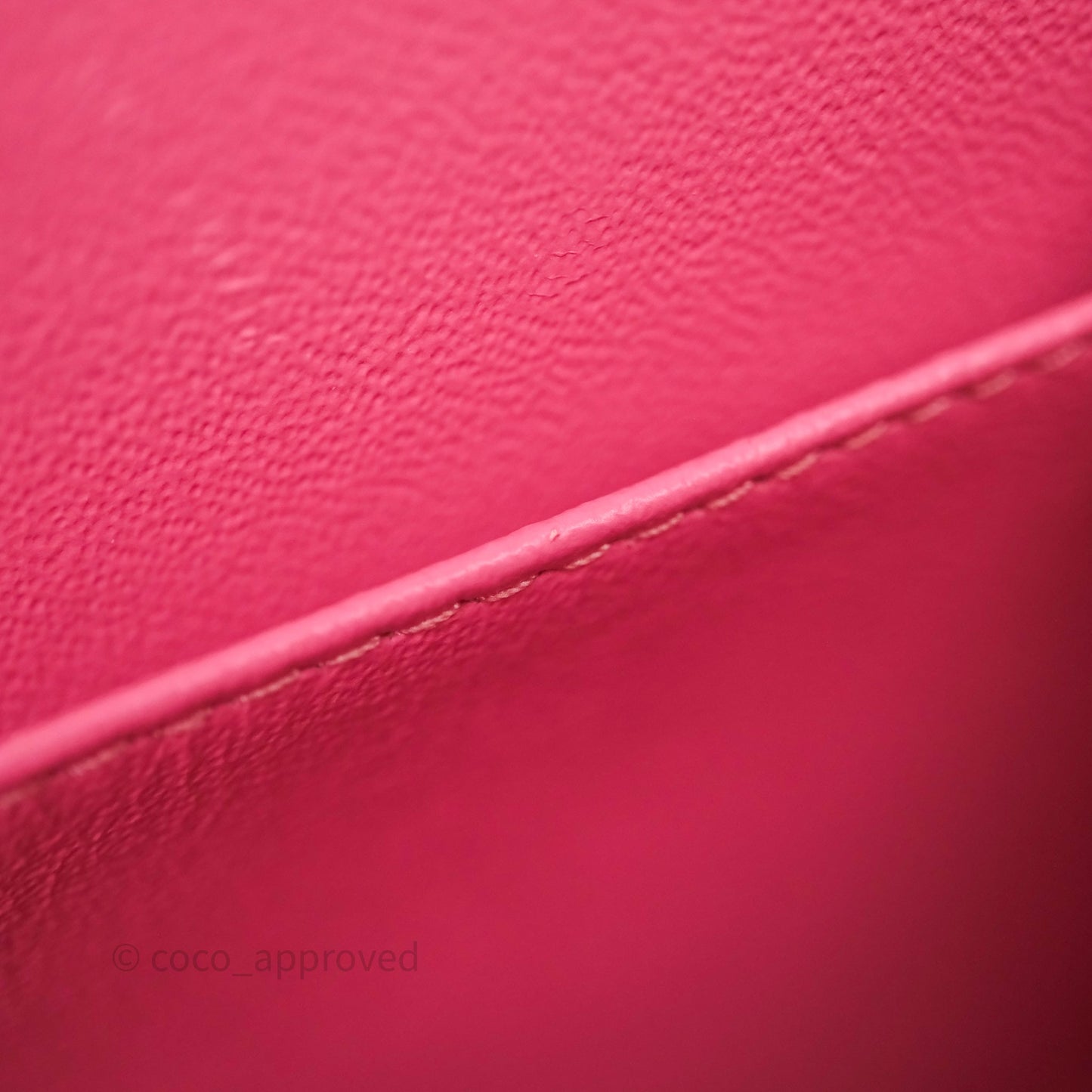 Chanel Small Classic Flap Quilted Hot Pink Caviar Gold Hardware