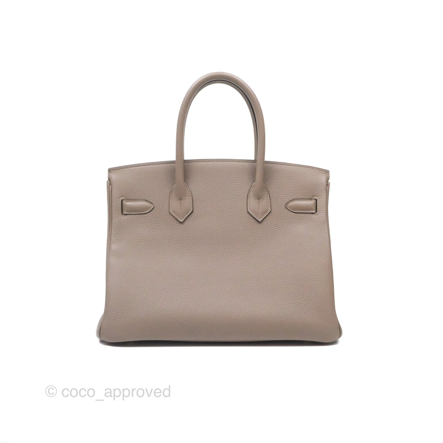 Hermès Birkin 30 Retourne Gris Asphalt M8 Togo Gold Hardware