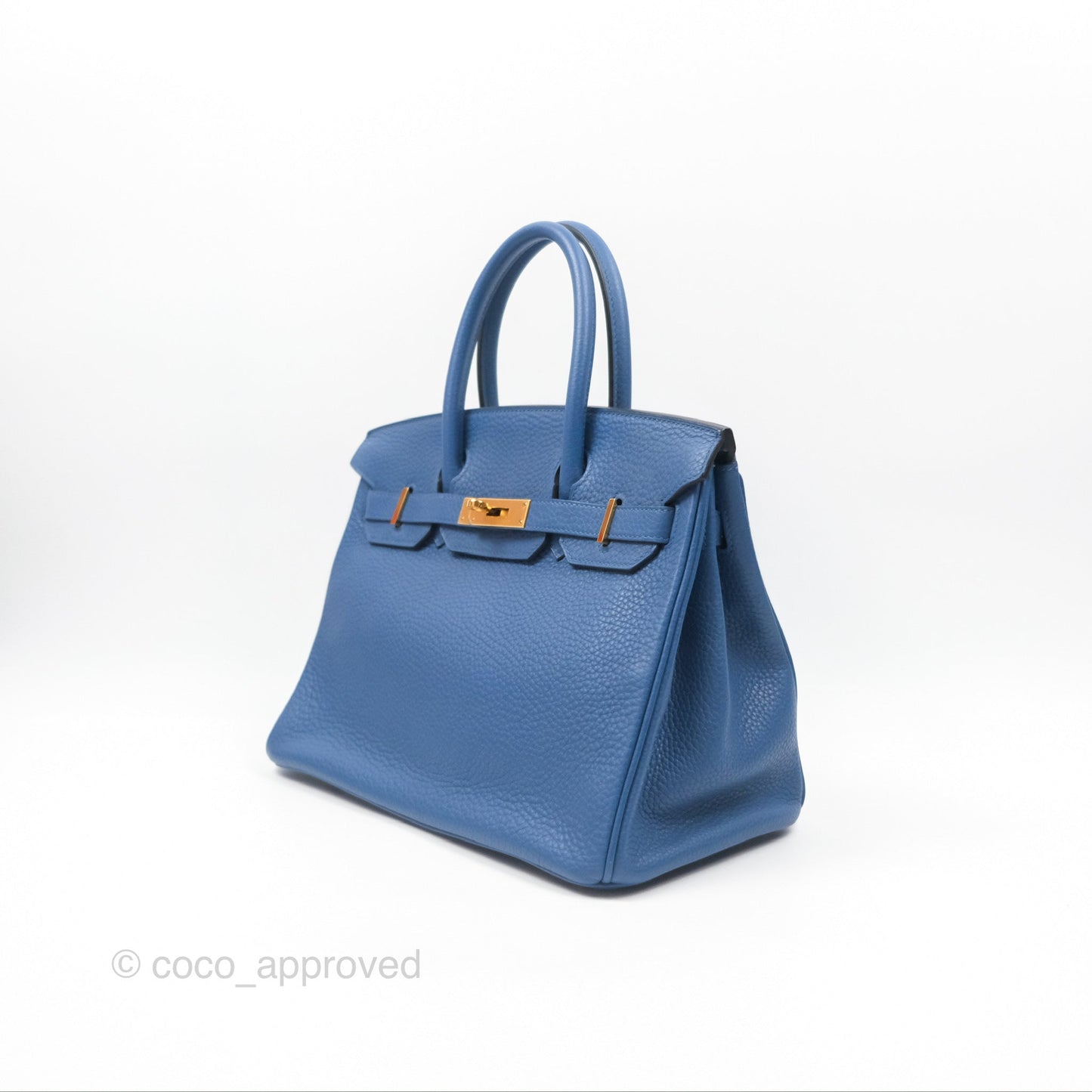 Hermès Birkin 30 Mykonos Togo Gold Hardware