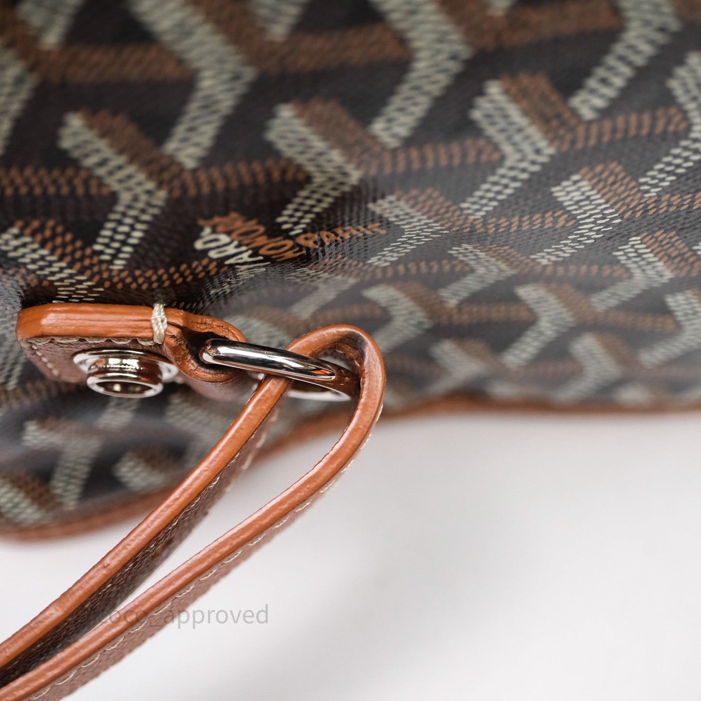 Goyard Saint Léger Backpack Black/ Tan