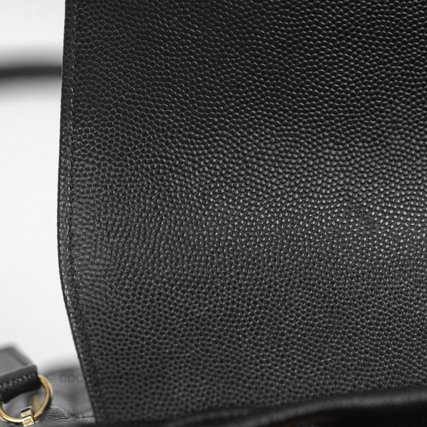 Chanel Small Quilted Filigree Backpack Black Caviar Aged Gold Hardware