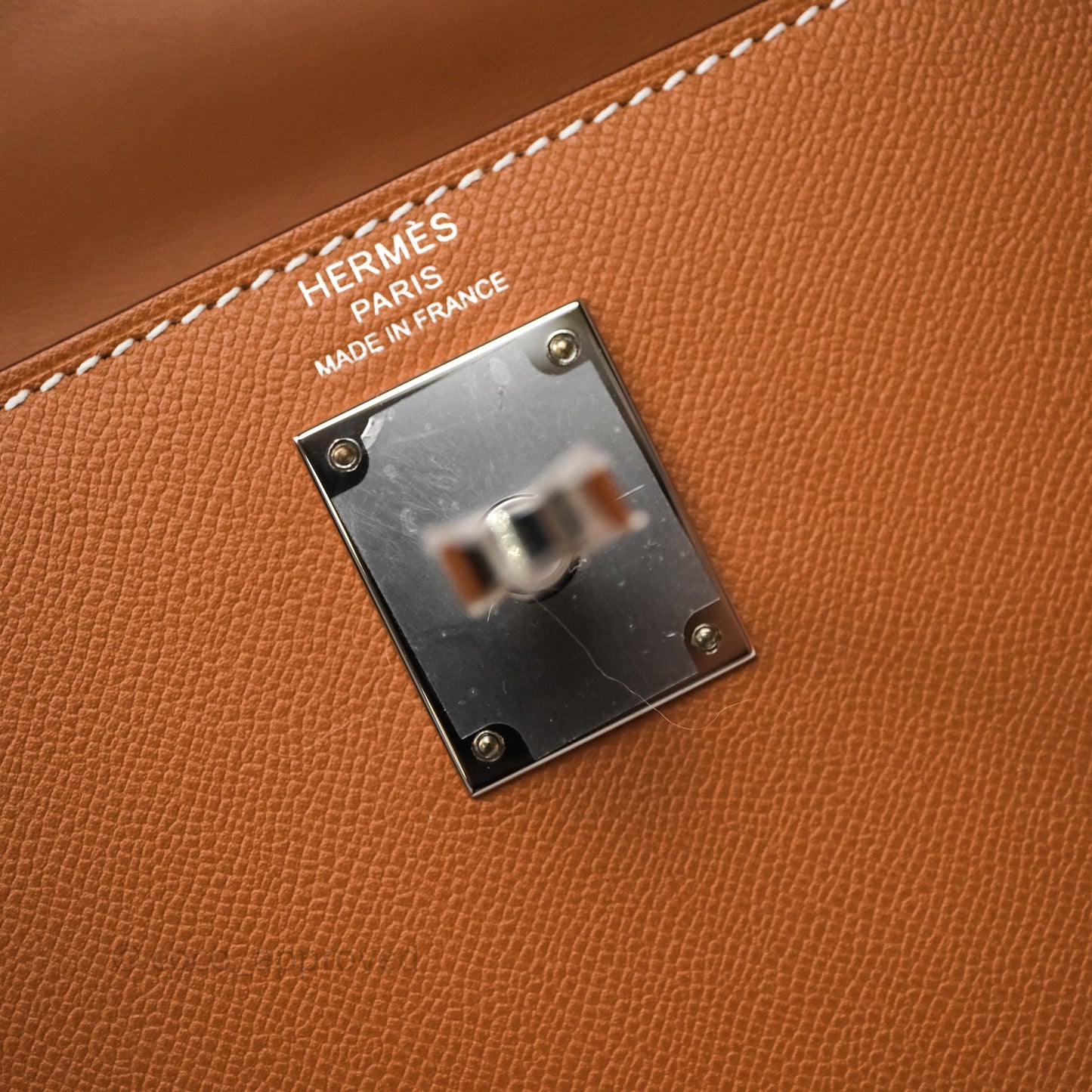 Hermes Kelly Elan Gold Madame Palladium Hardware