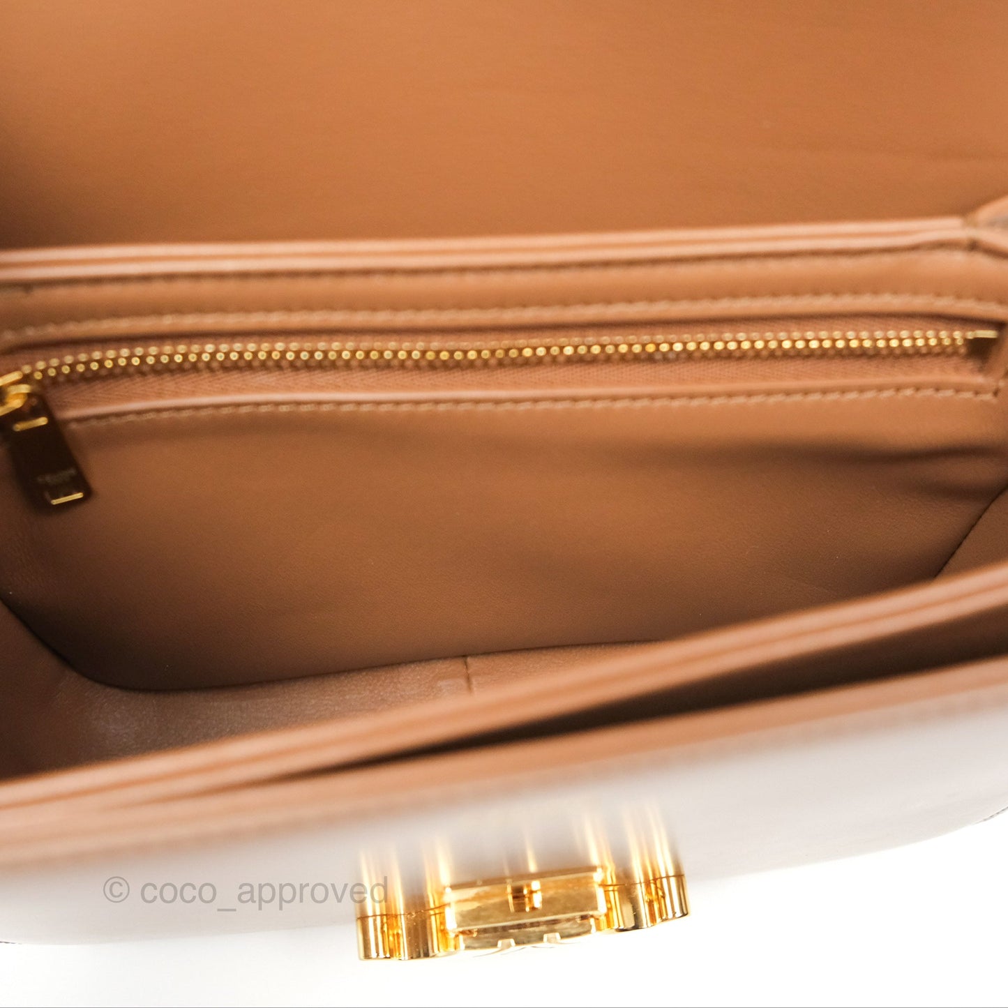Celine Teen Triomphe Bag Shiny Calfskin Bronze