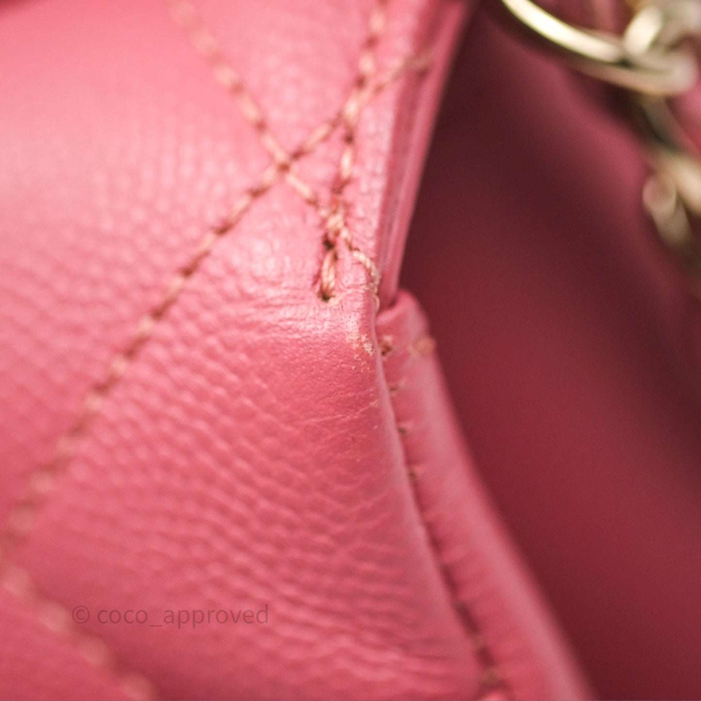 Chanel Quilted Medium Business Affinity Flap Rose Pink Caviar Gold Hardware