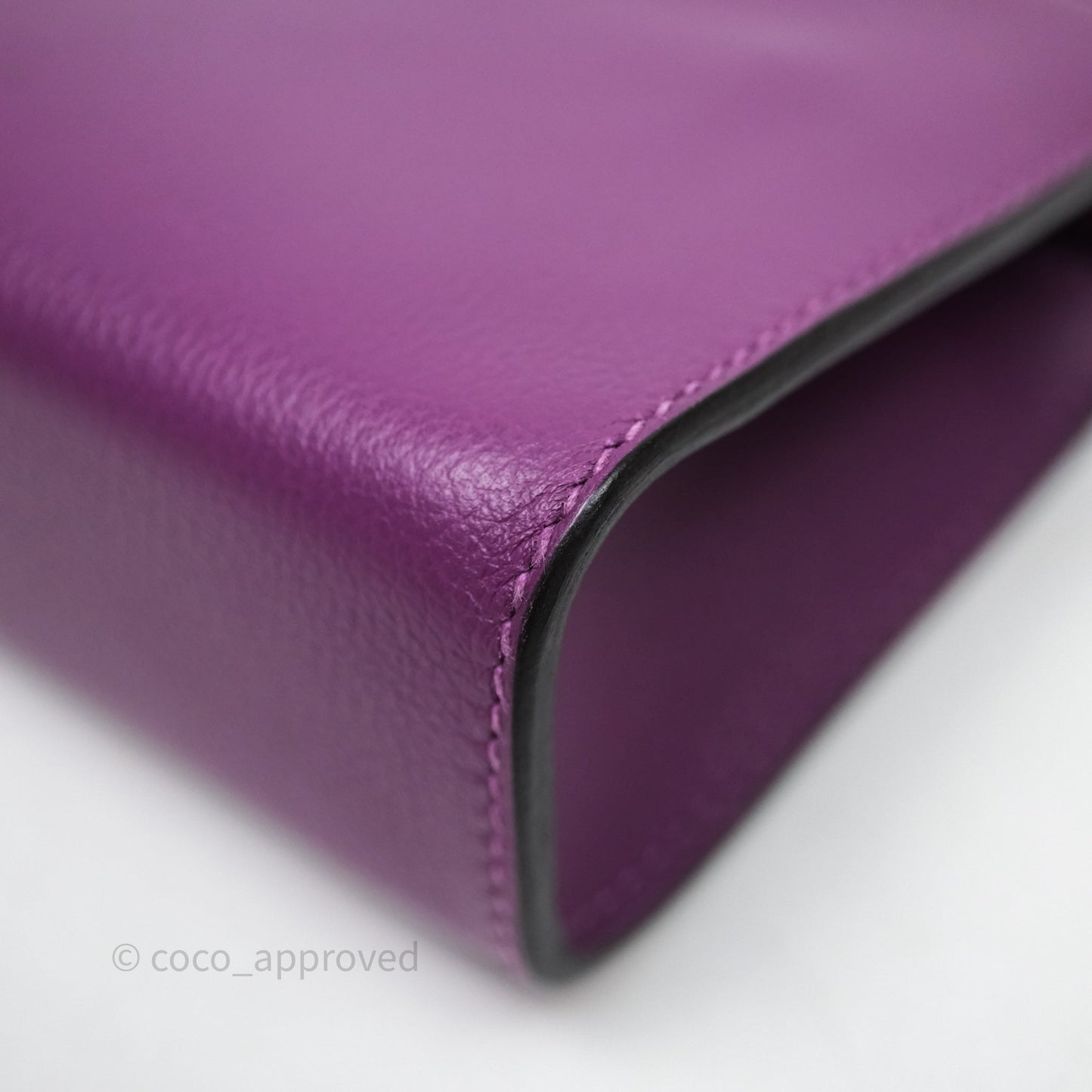 Hermes Clic H Bag Anemone P9 Veau Evercolor Palladium Hardware