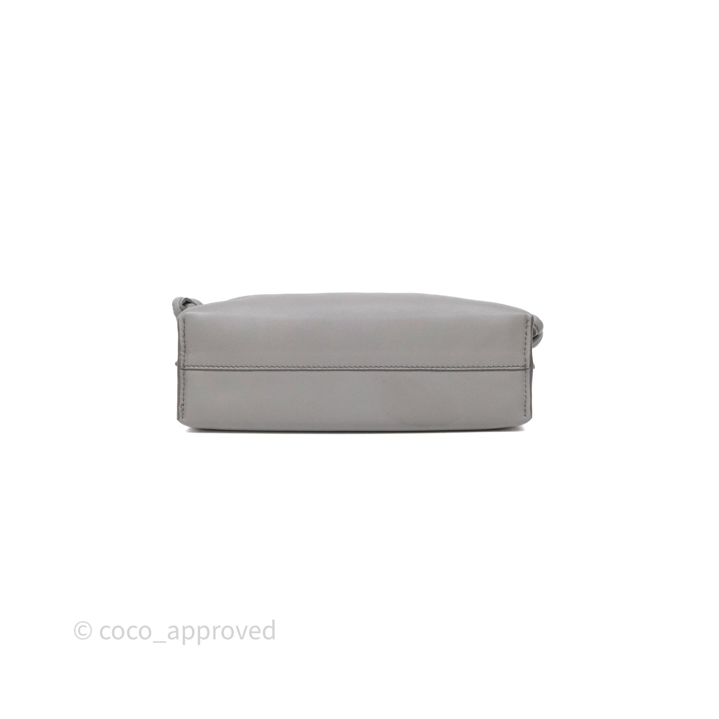 Loewe Mini Flamenco Clutch Nappa Calfskin Grey