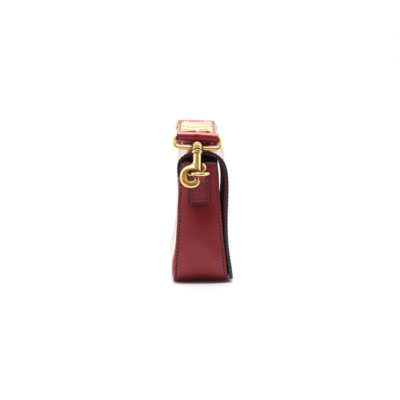 Luxury Dior J'aLuxury Dior Clutch Red GHW with Removable and Adjustable Top Handle