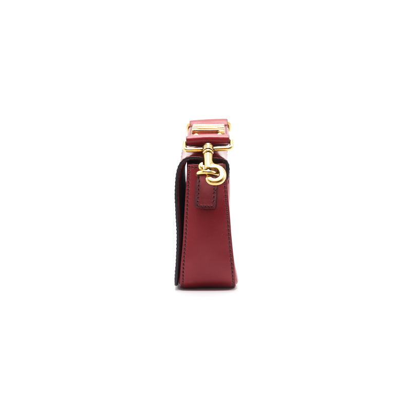 Luxury Dior J'aLuxury Dior Clutch Red GHW with Removable and Adjustable Top Handle