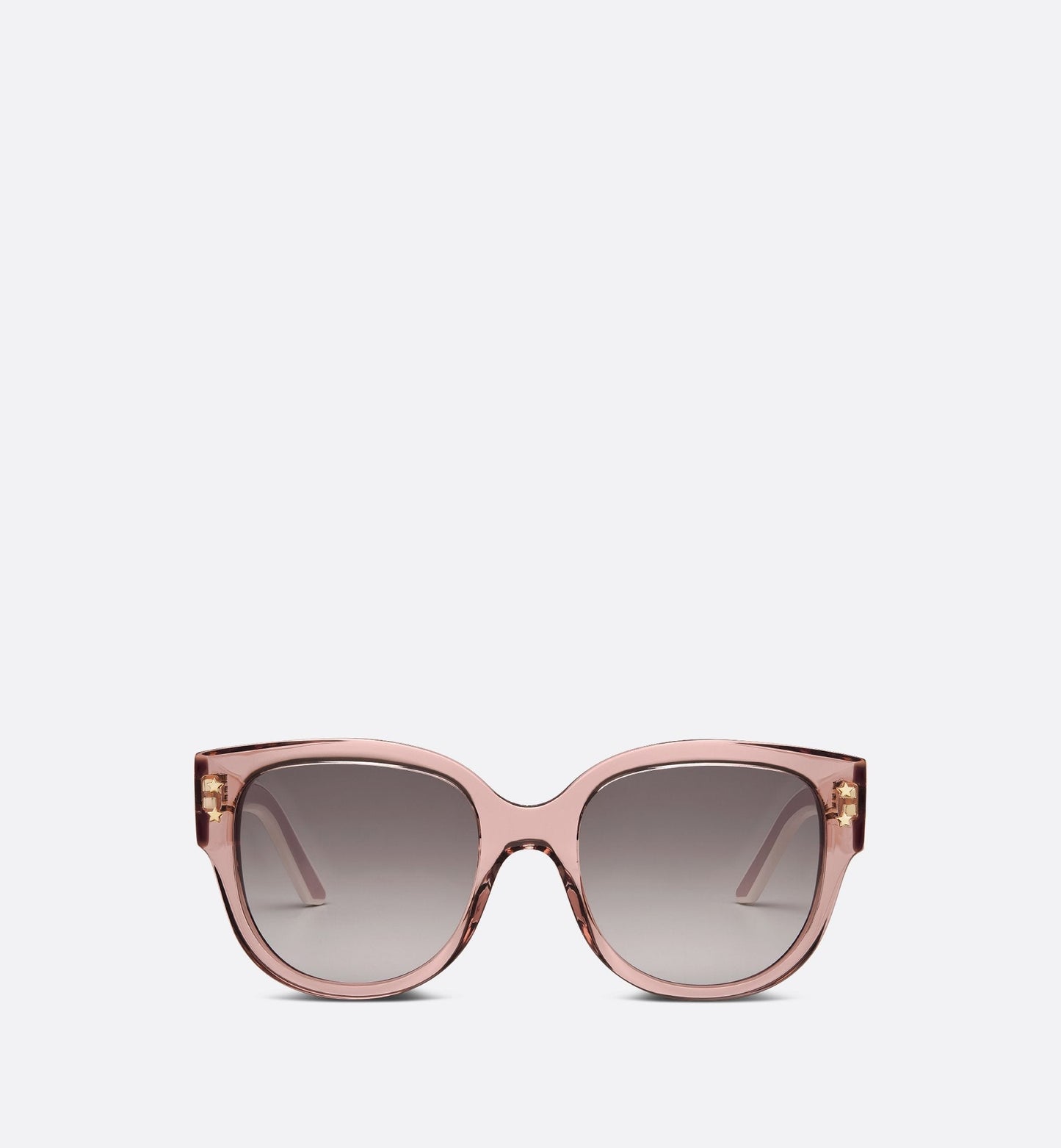 Luxury Diorpacific B2I Transparent Pink Butterfly Sunglasses