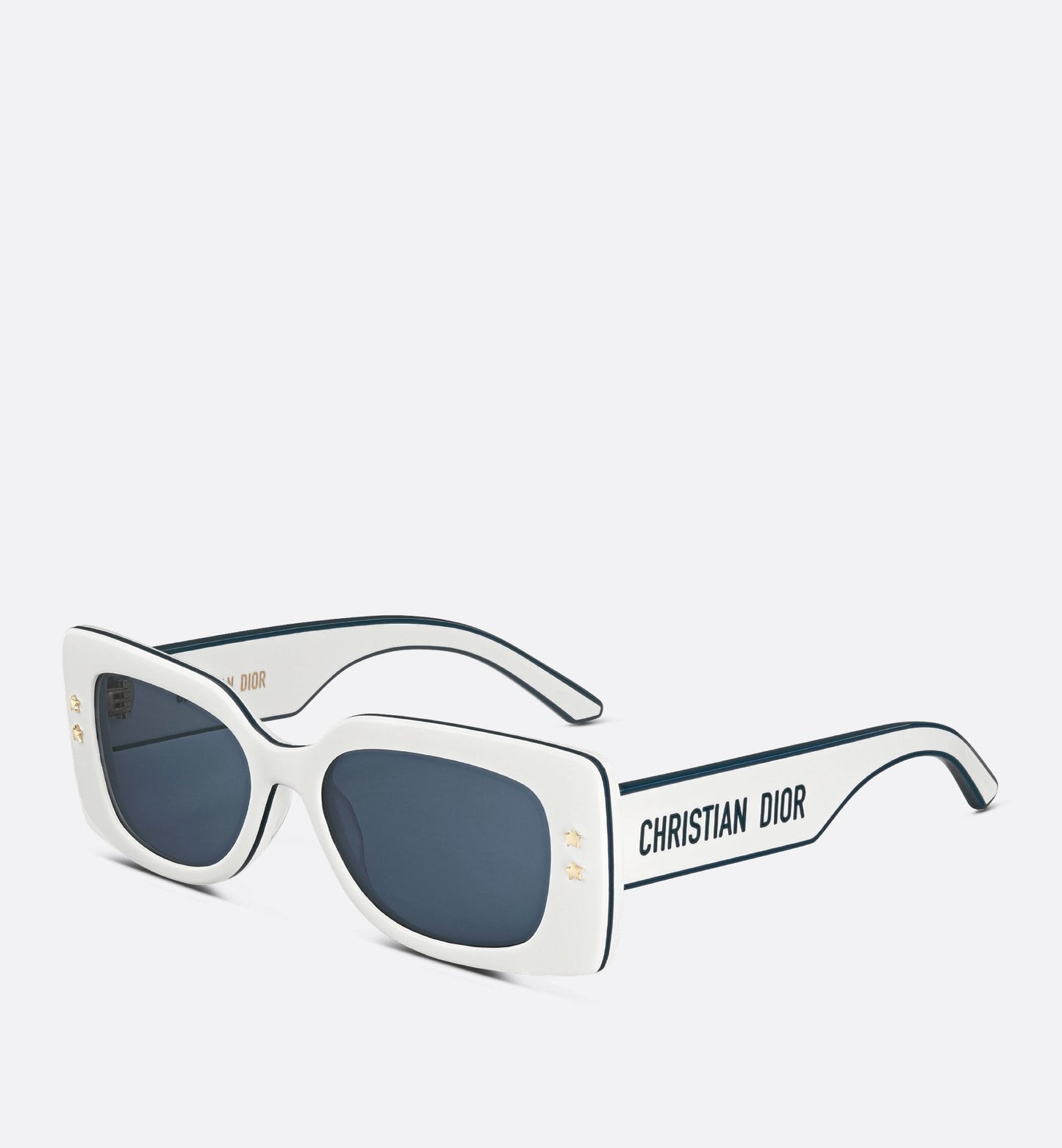 Luxury Diorpacific S1U White Square Sunglasses