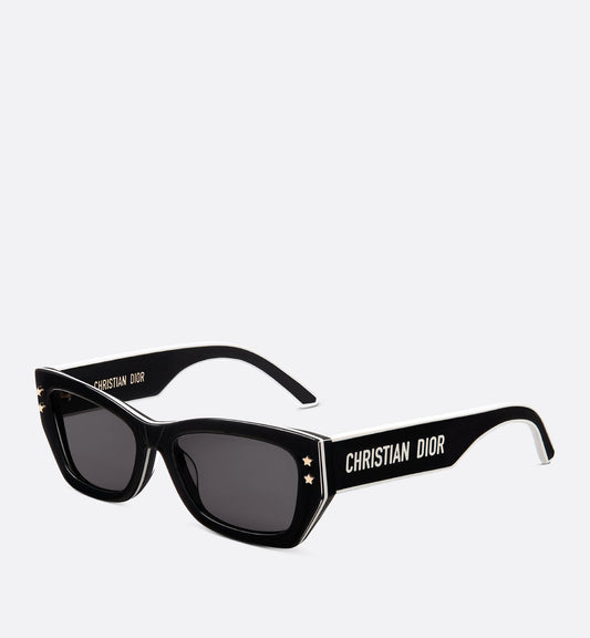 Luxury Diorpacific S2U Black Rectangular Sunglasses